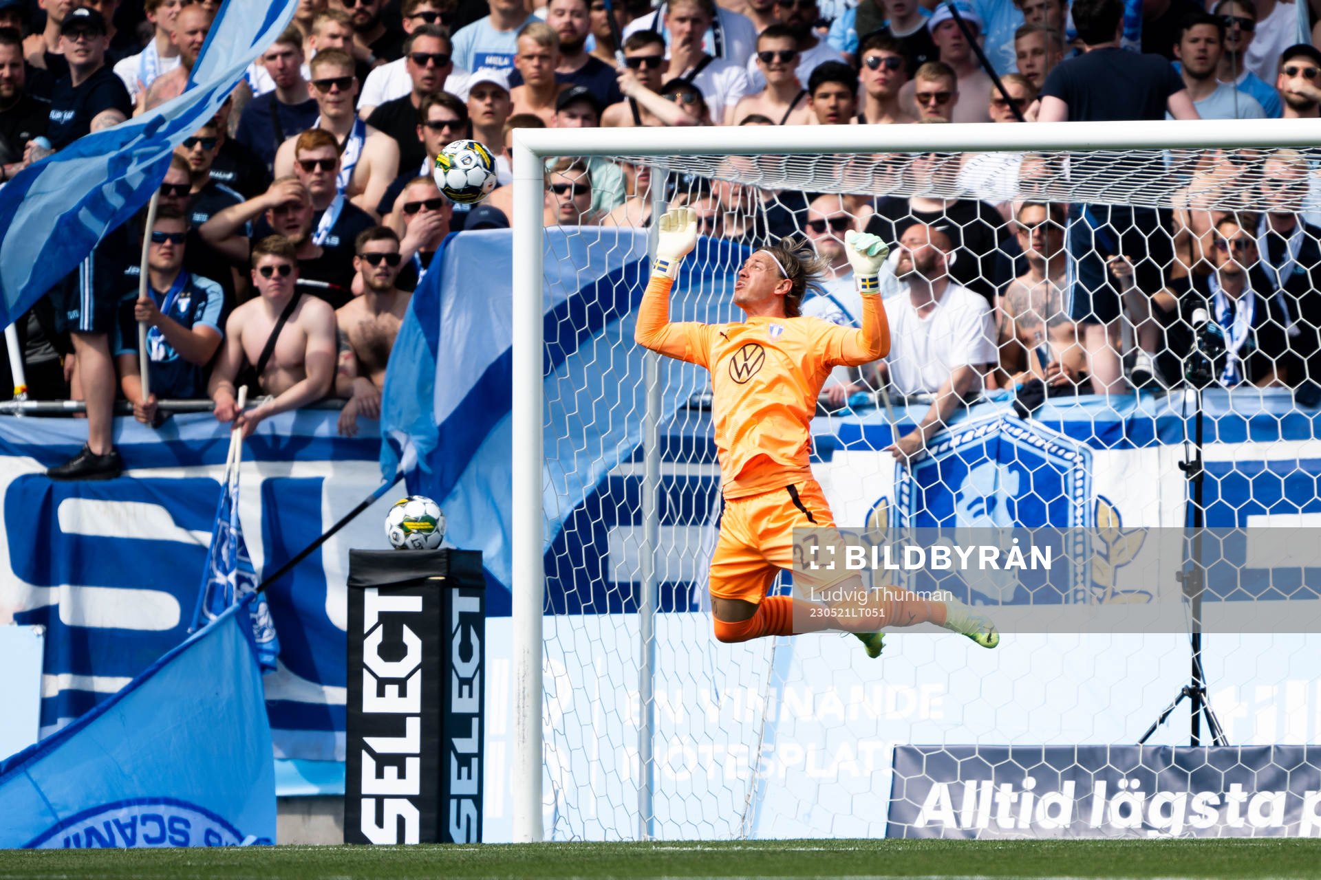 Malmö FFs målvakt Johan Dahlin