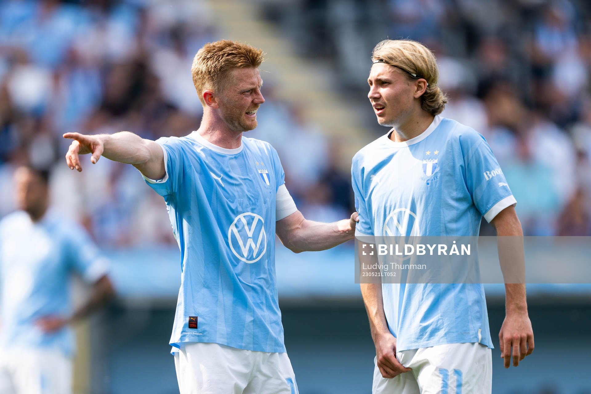Malmö FFs Anders Christiansen och Sebastian Nanasi