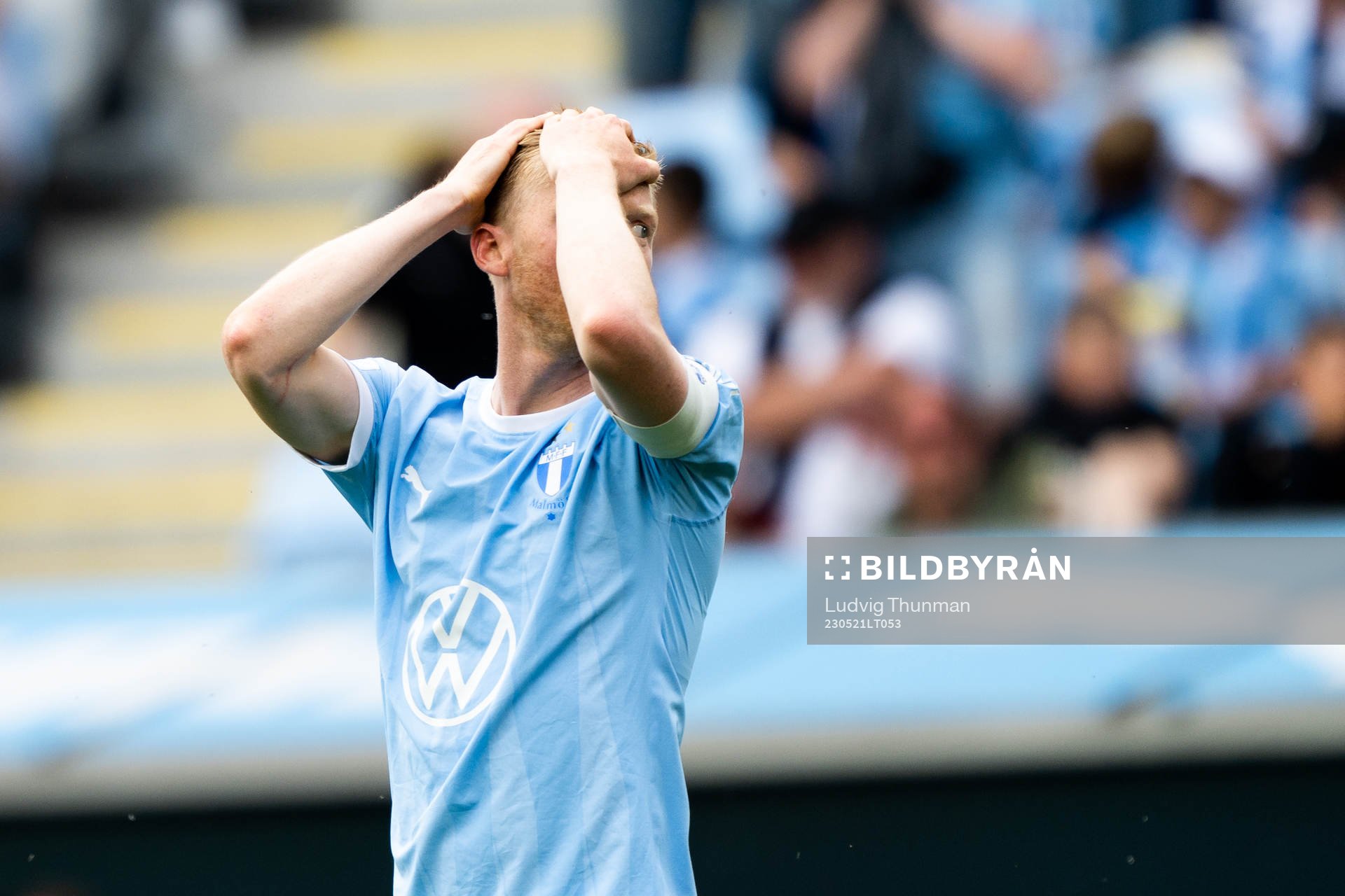 Malmö FFs Anders Christiansen deppar