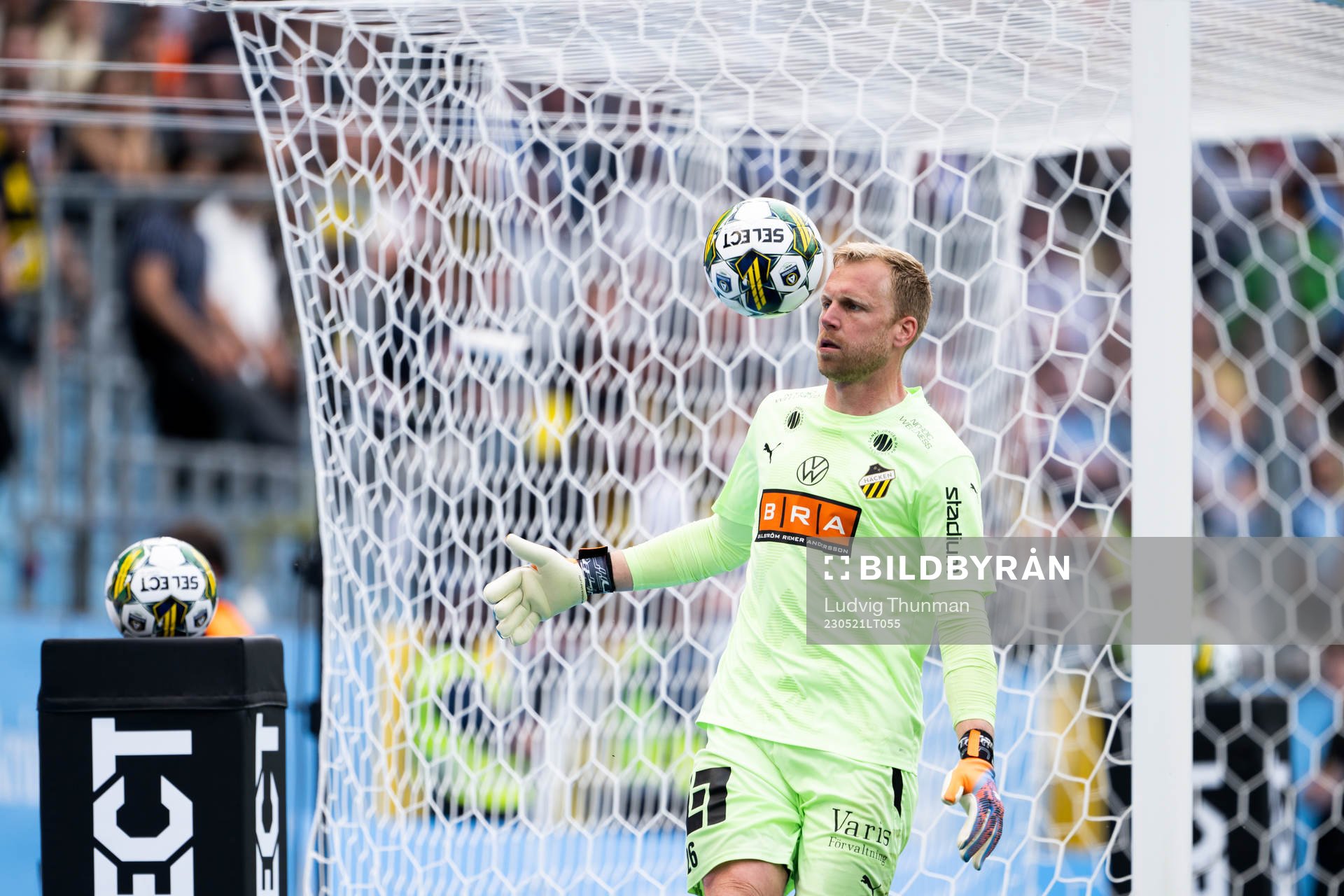 Häckens målvakt Peter Abrahamsson