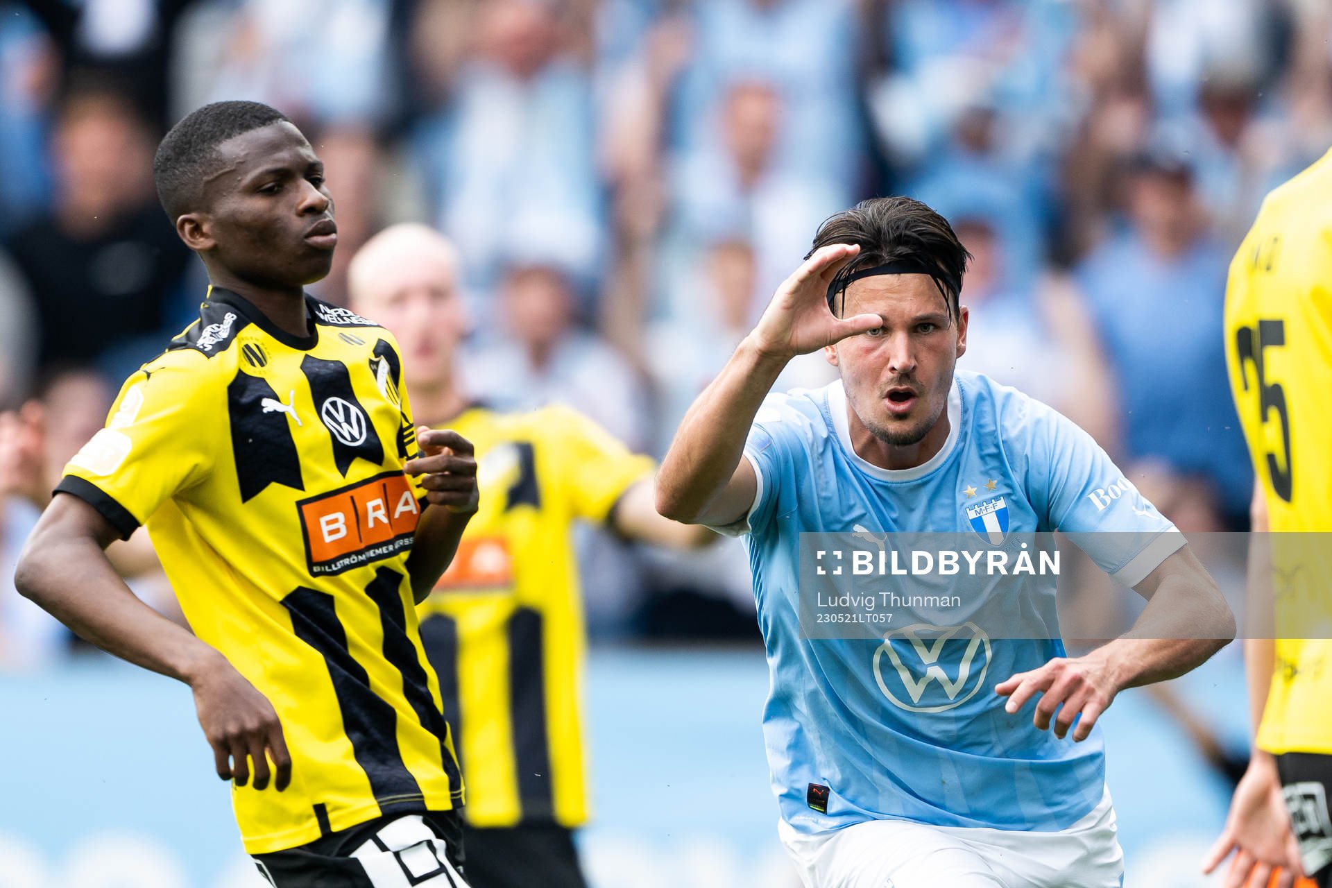Malmö FFs Stefano Vecchia jublar