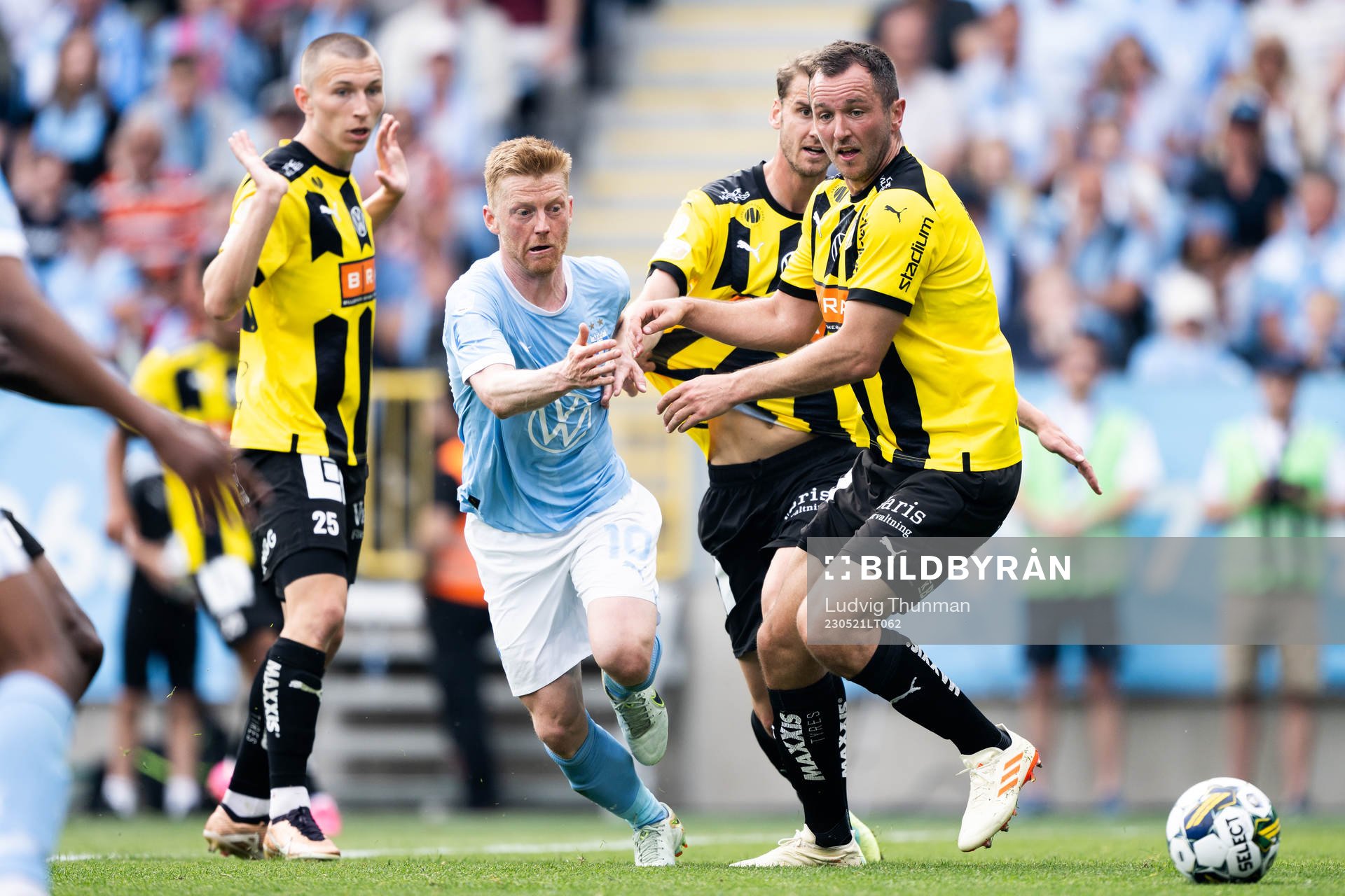 Malmö FFs Anders Christiansen och Häckens Even Hovland