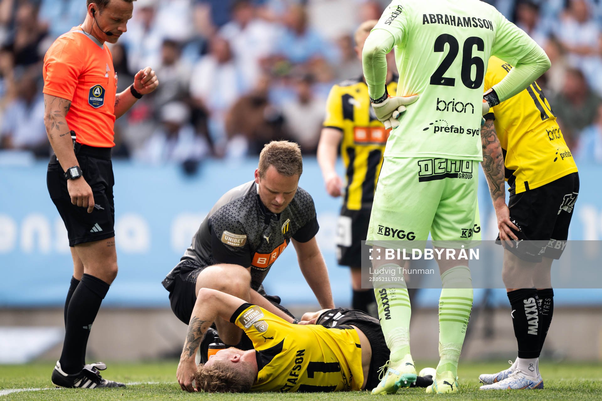 Häckens Samuel Gustafson får vård