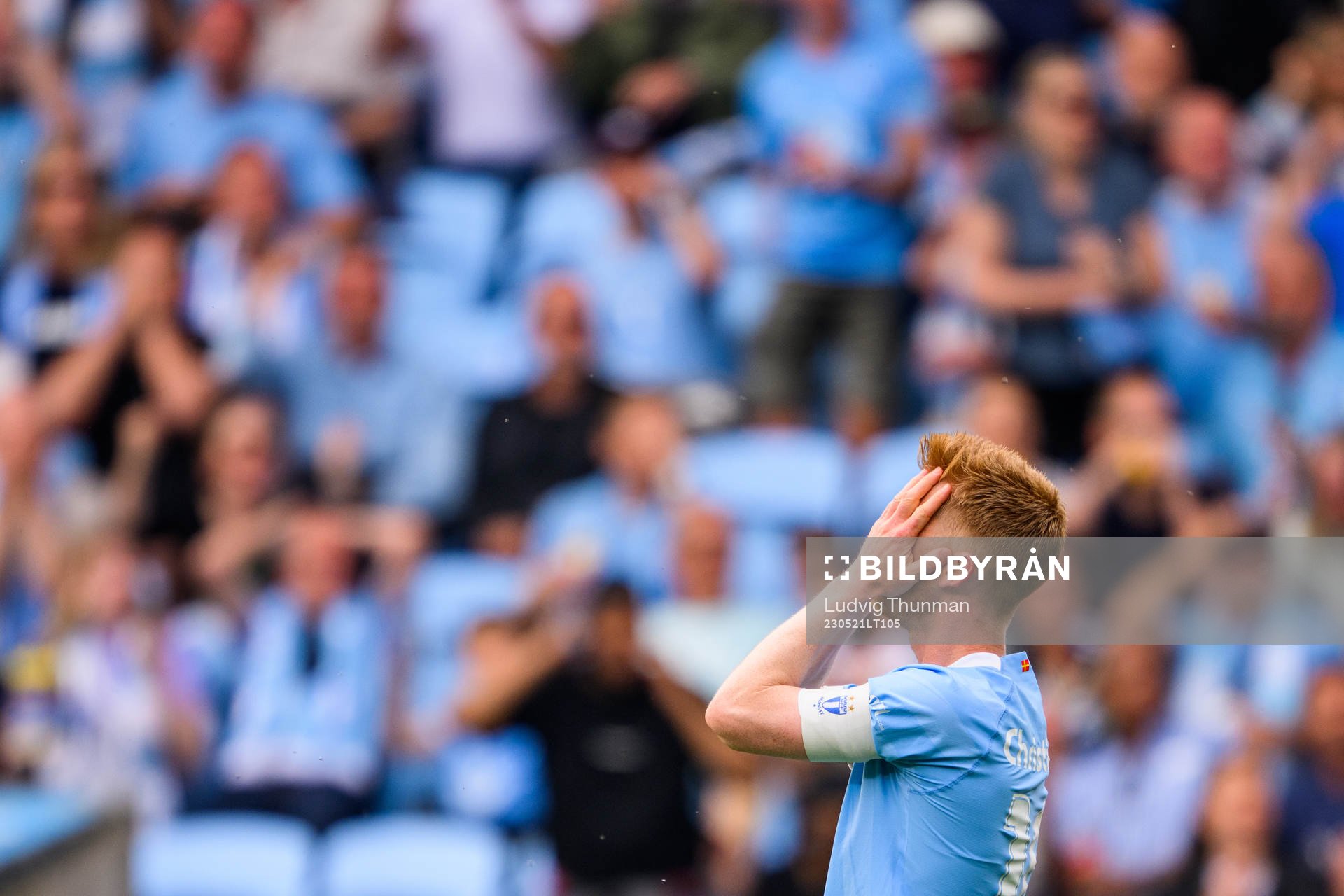 Malmö FFs Anders Christiansen deppar