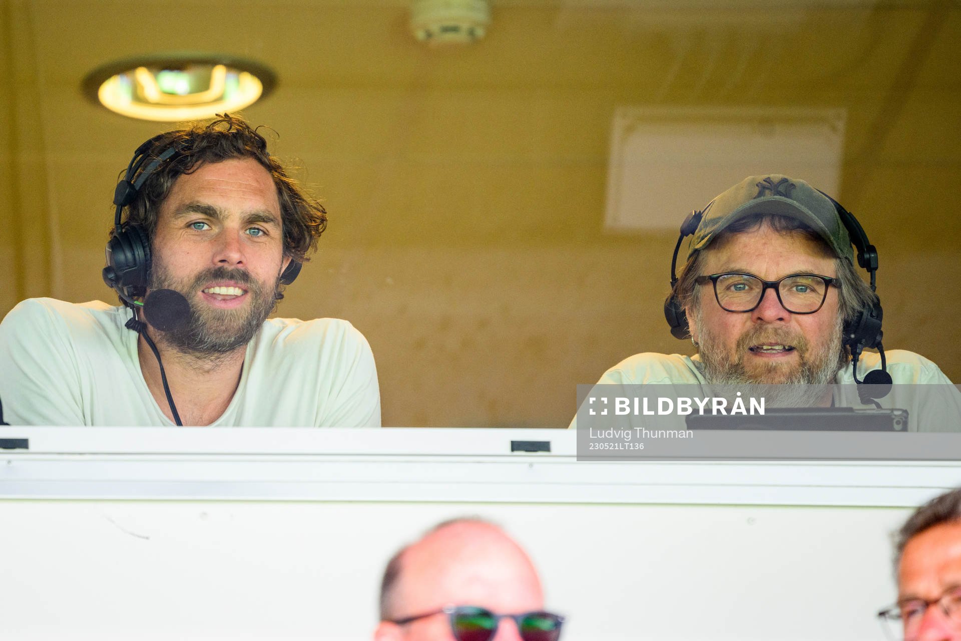Radiosportens expert Johan Elmander och Andreas Matz