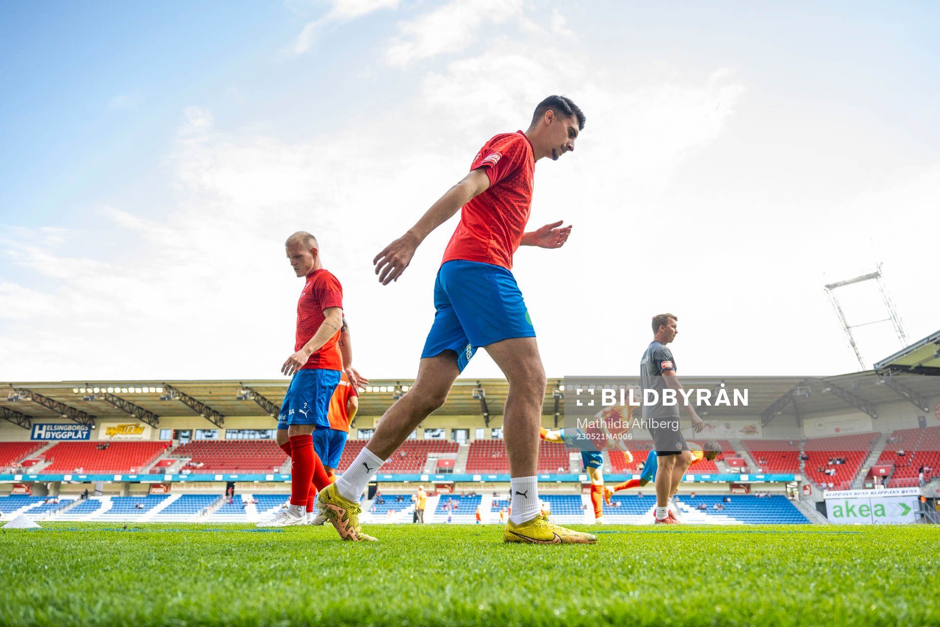 Helsingborgs Philip Rejnhold och Amar Muhsin