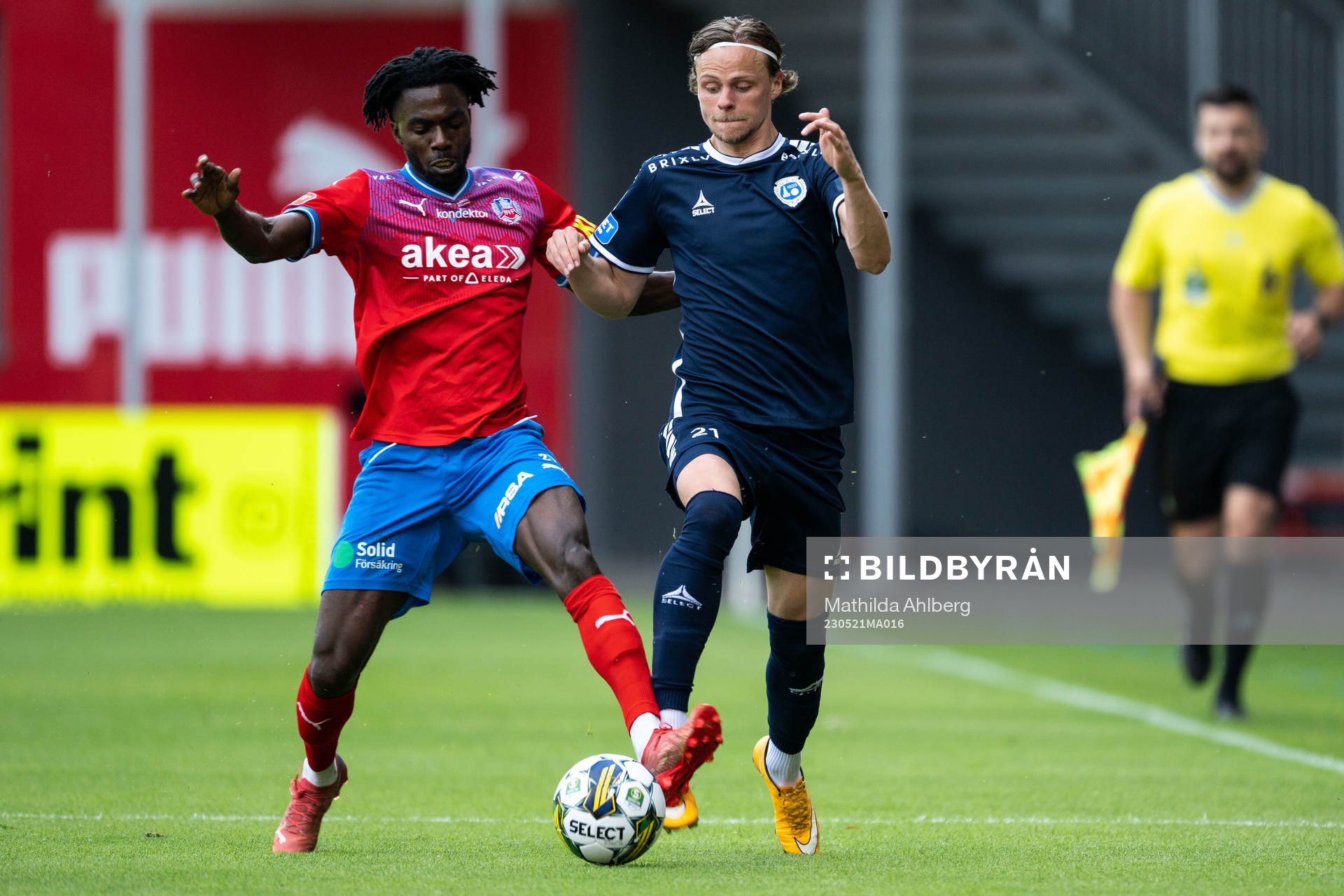 Helsingborgs Benjamin Acquah och Utsiktens Fredrik