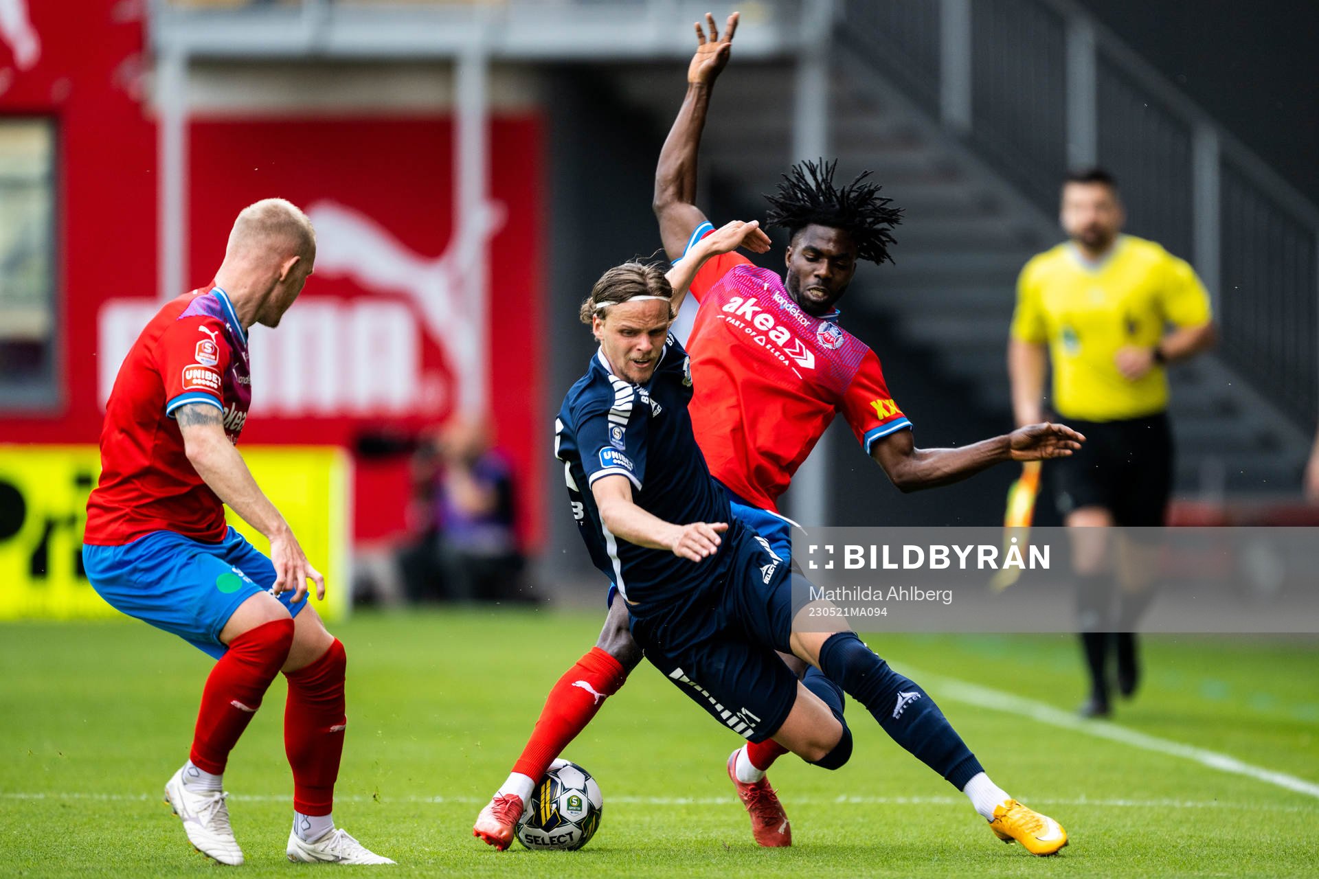 Utsiktens Fredrik Martinsson och Helsingborgs Benjamin