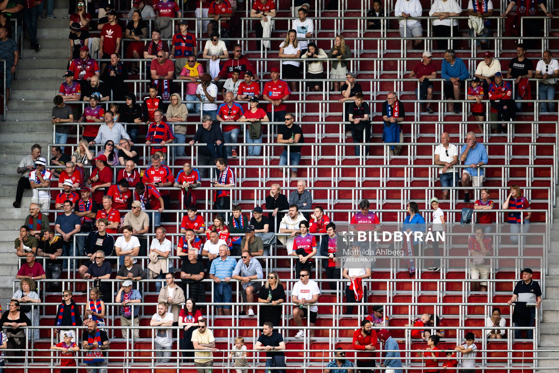 under fotbollsmatchen i Superettan mellan Helsingborg och