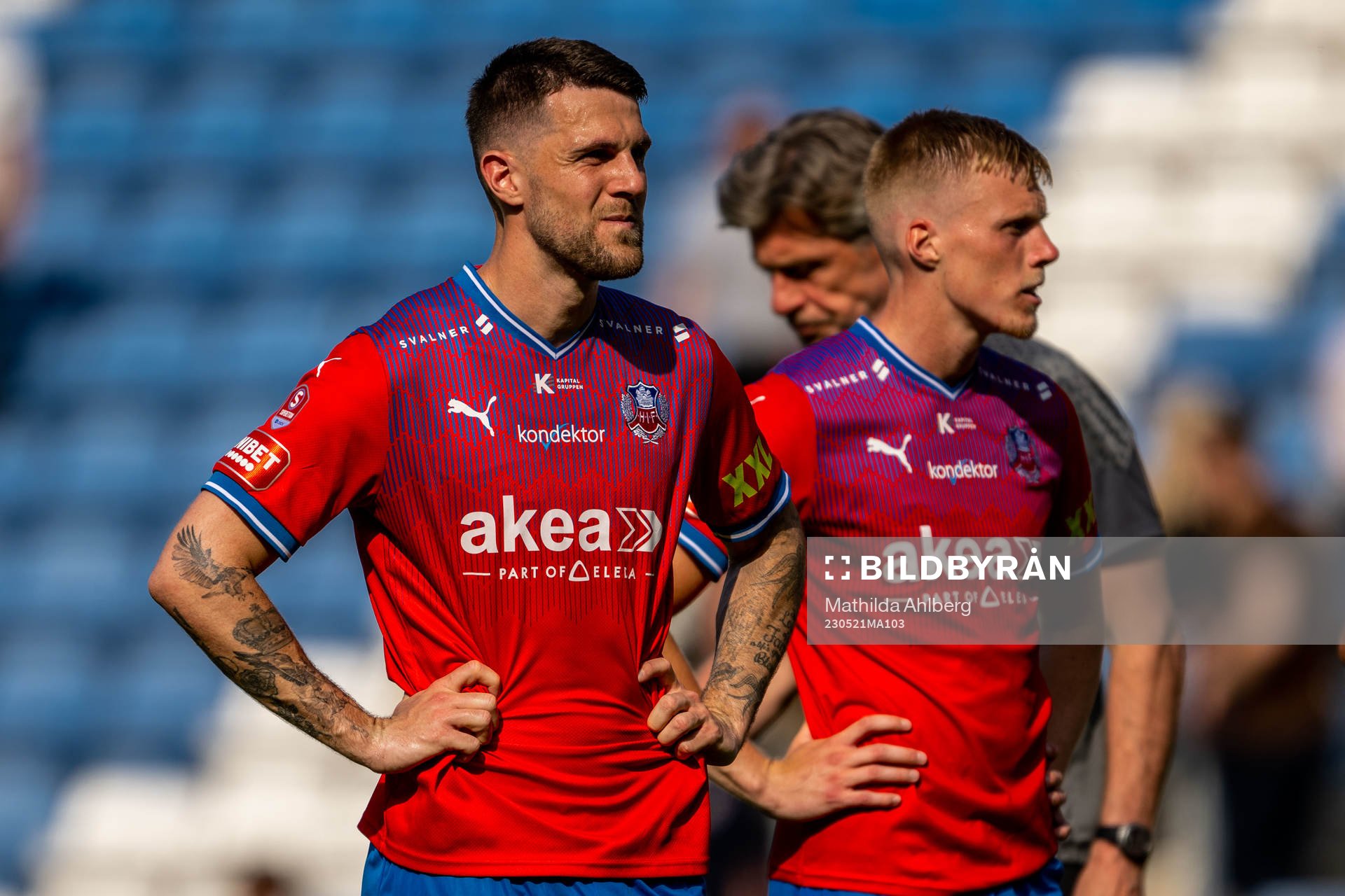 Helsingborgs Oliver Stojanovic Fredin deppar