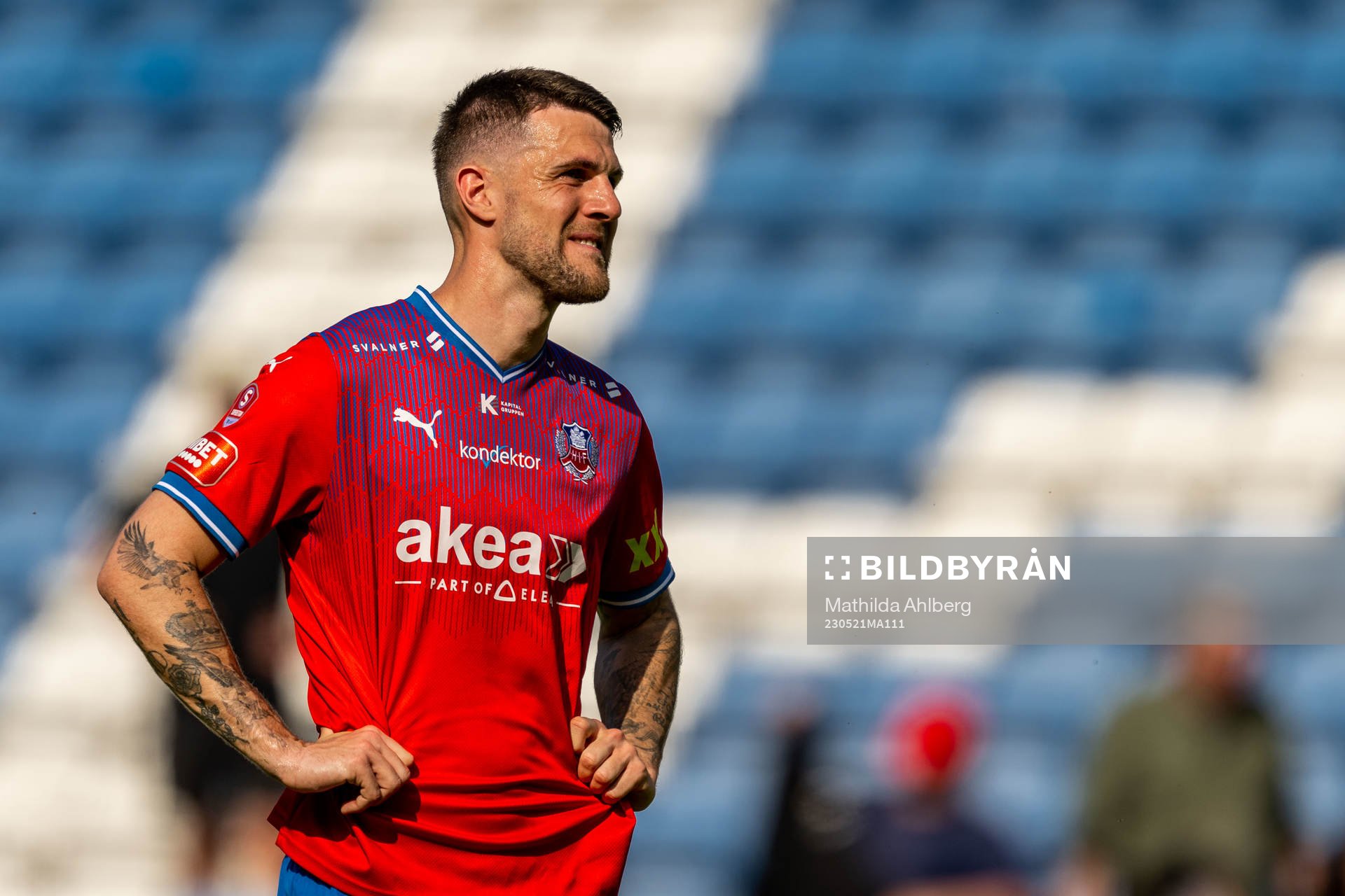 Helsingborgs Oliver Stojanovic Fredin deppar