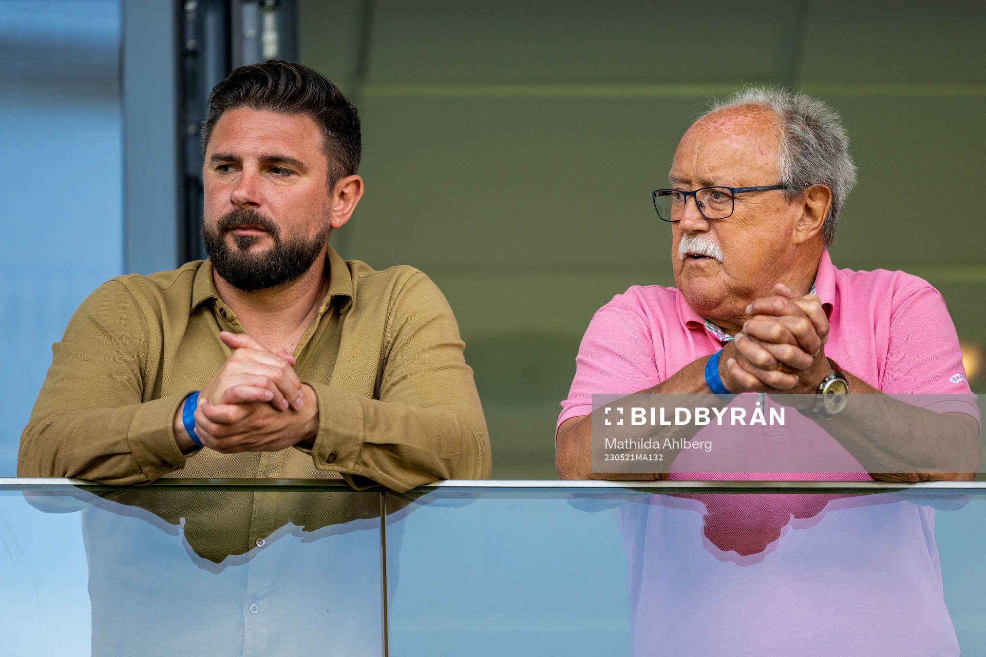 Robin Staaf och Helsingborgs förre ordförande Sten-Inge