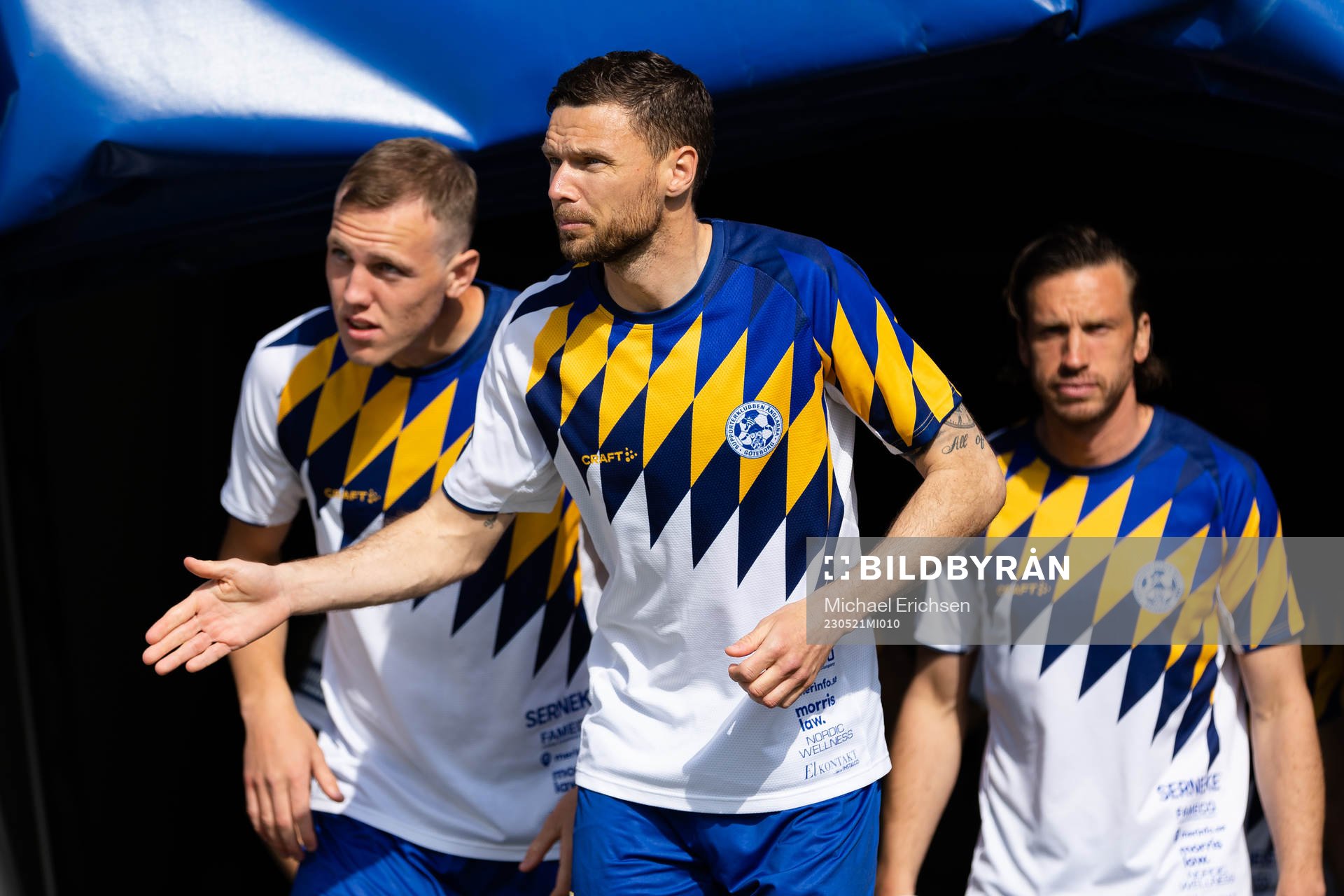 IFK Göteborgs Adam Carlén, Marcus Berg och Gustav