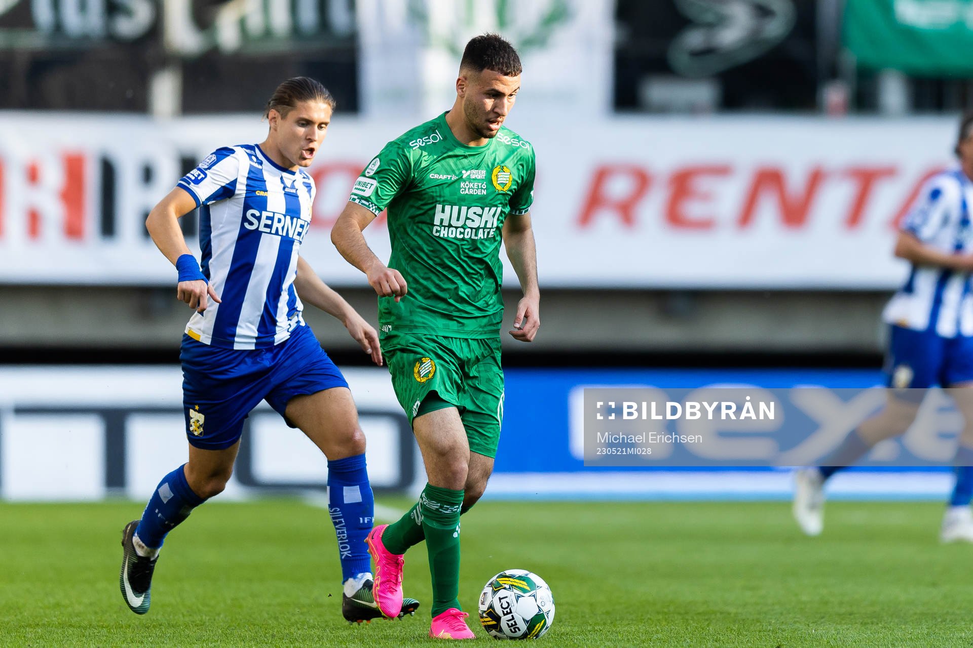 IFK Göteborgs Eman Markovic och Hammarbys Abdelrahman