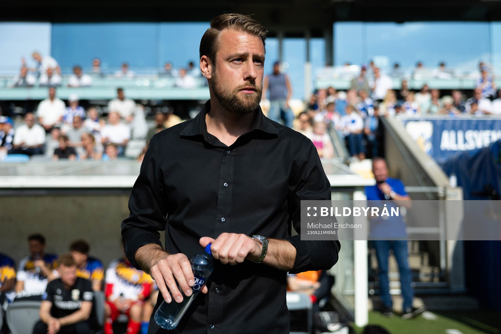 IFK Göteborgs tränare William Lundin innan