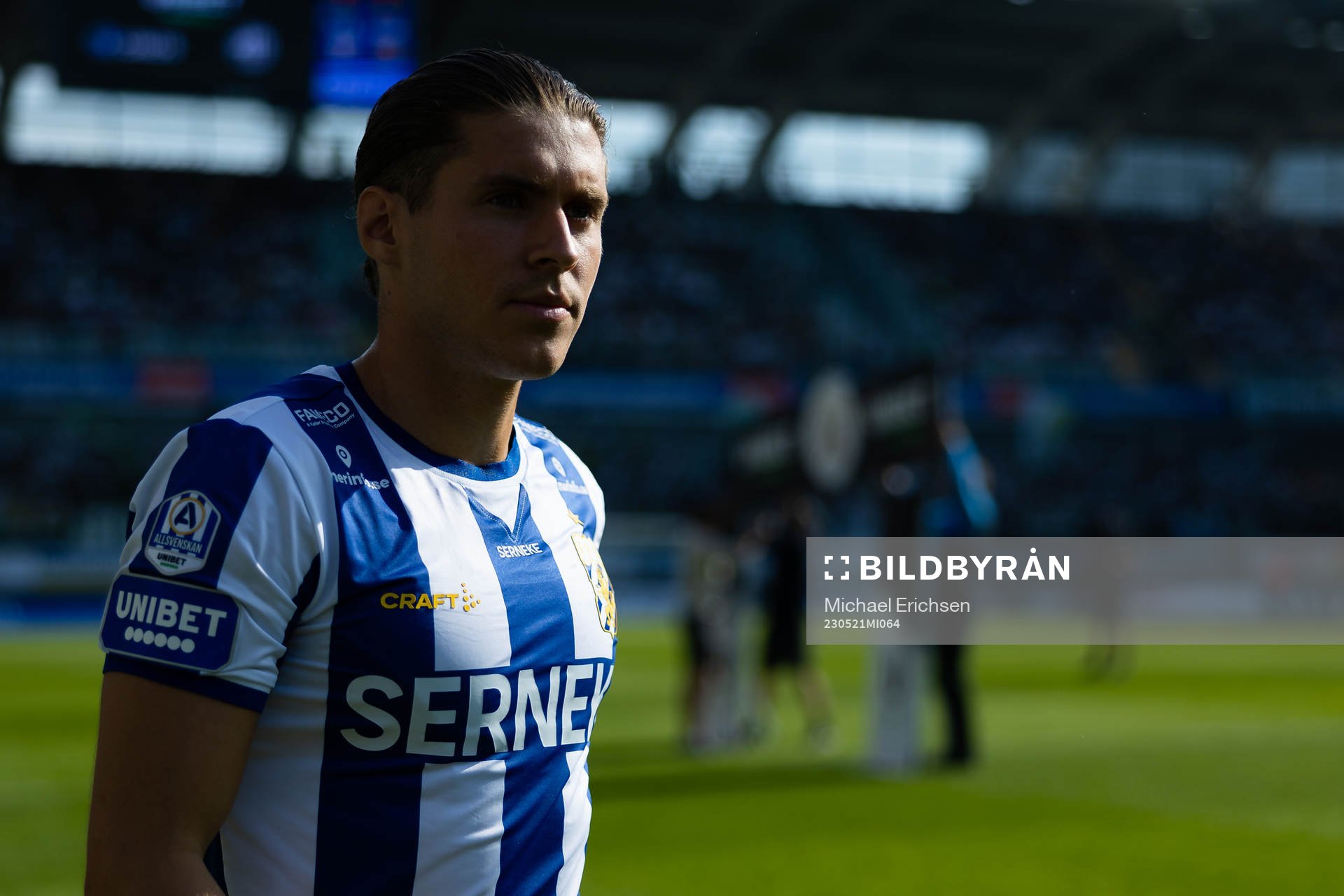 IFK Göteborgs Eman Markovic innan  fotbollsmatchen i