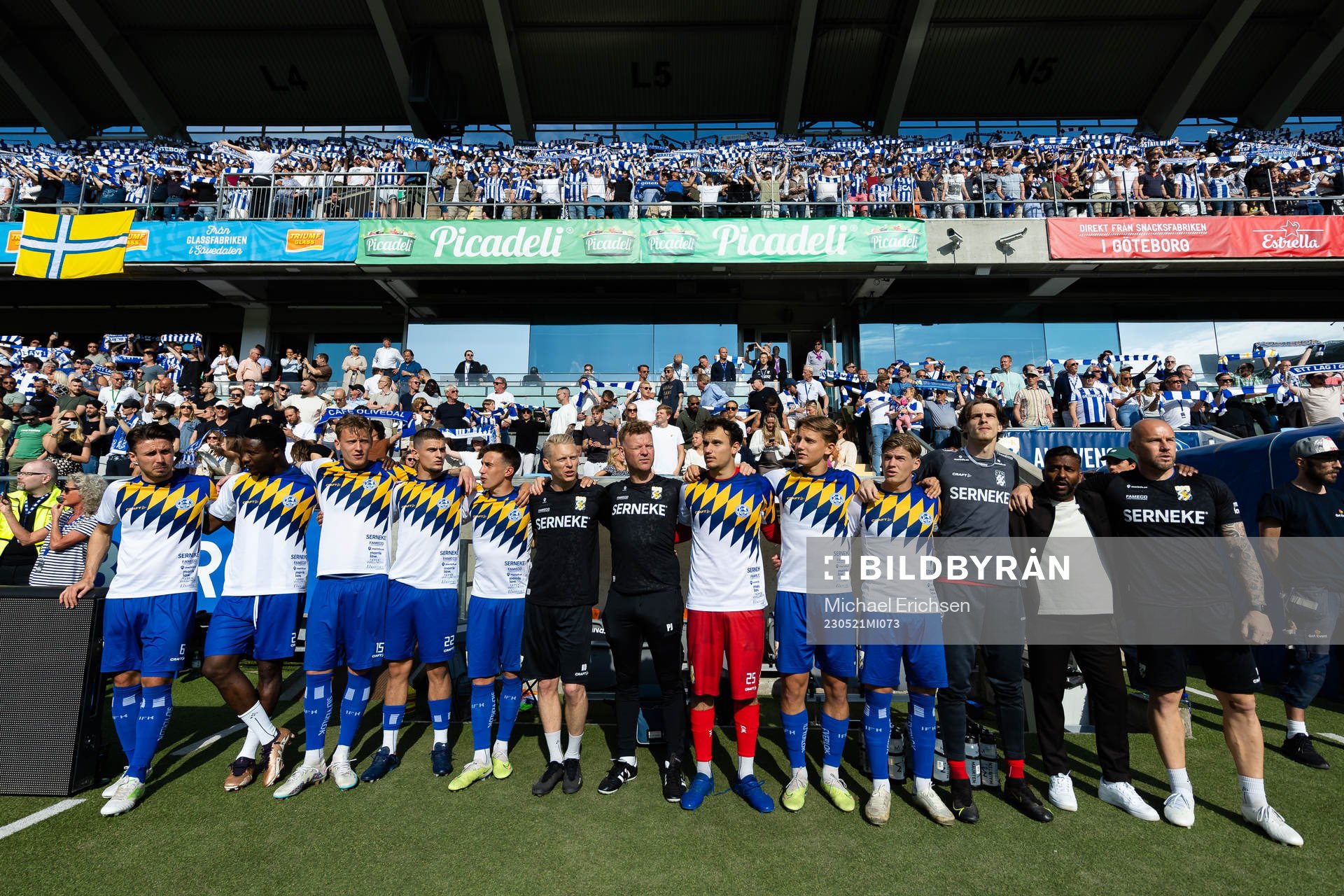 IFK Göteborgs bänk och ledare