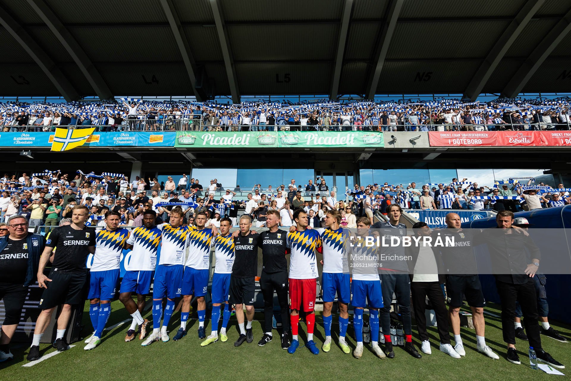 IFK Göteborgs bänk och ledare
