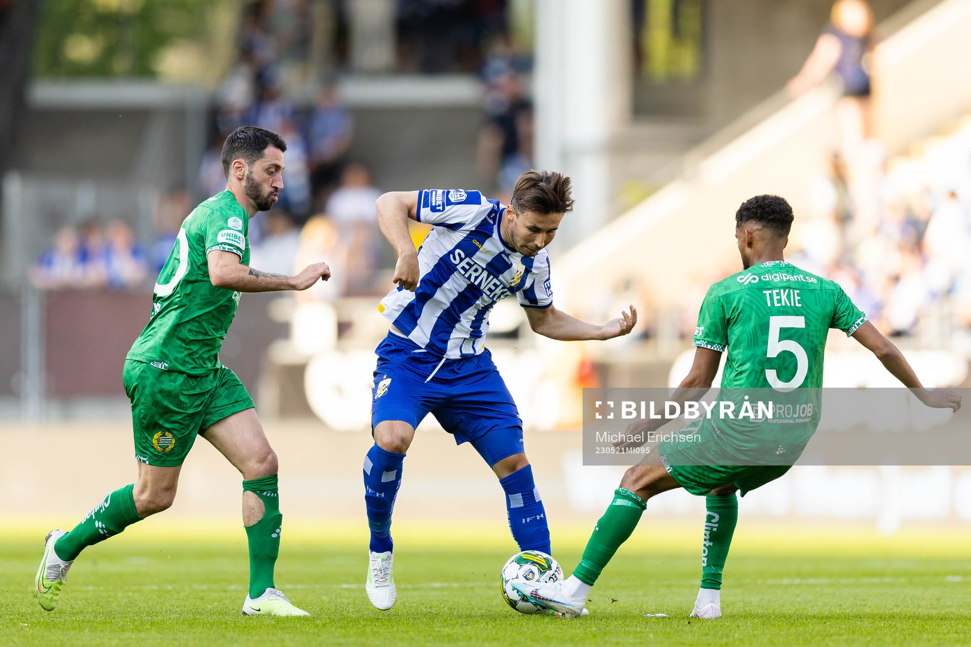 IFK Göteborgs Anders Trondsen mot Hammarbys Nahir Besara