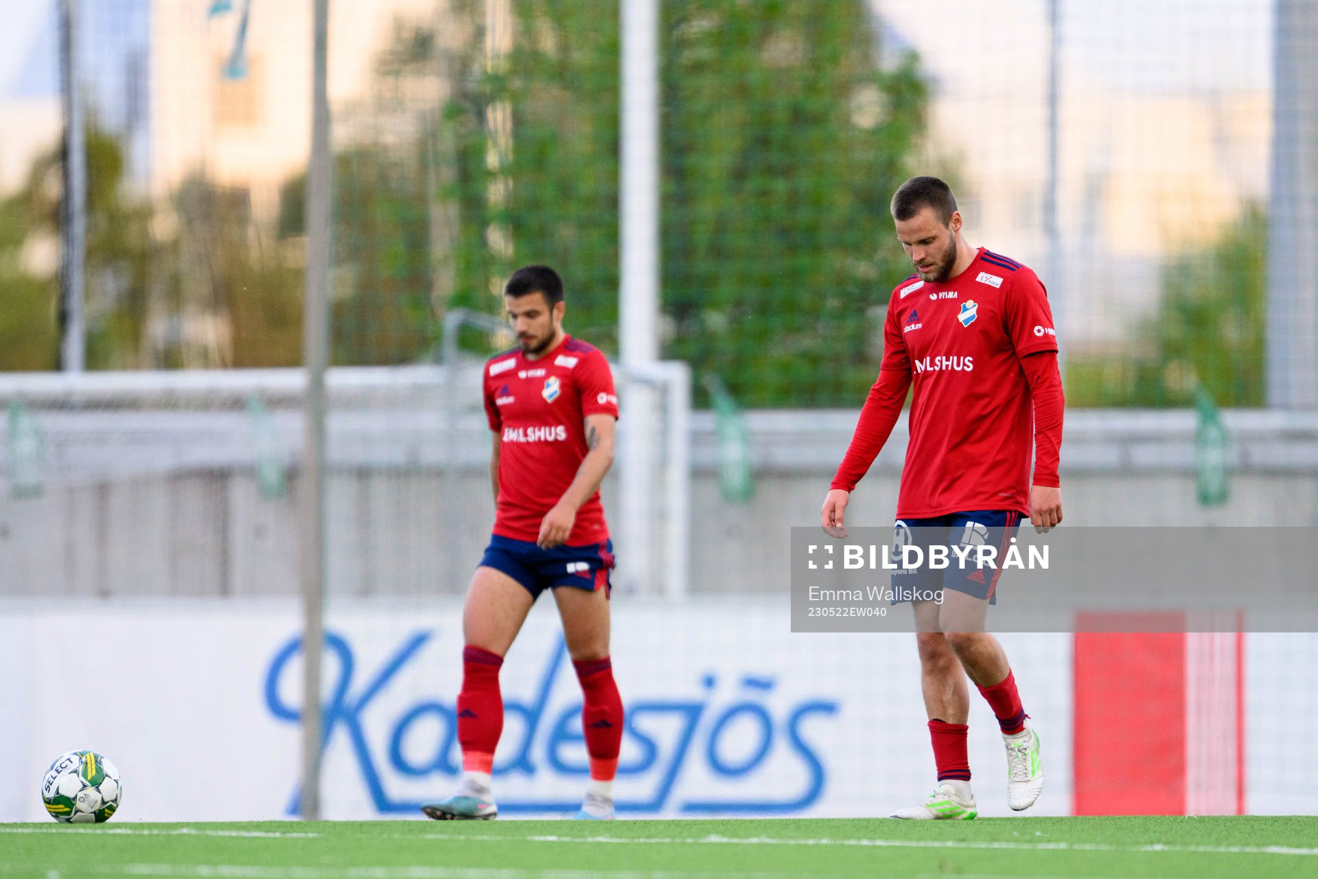 Östers Vladimir Rodic och Niklas Söderberg deppar
