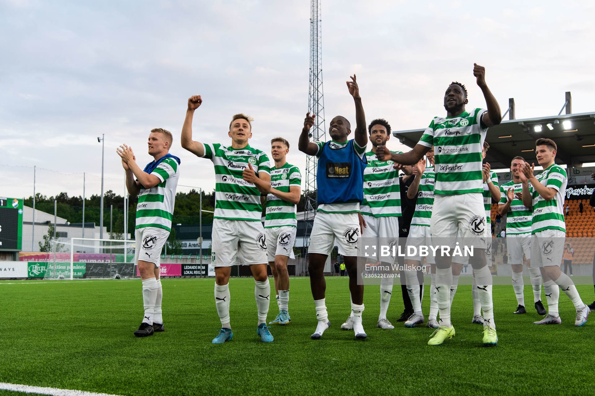 Västerås SKs Simon Gefvert, Jaheem Burke och Frederic
