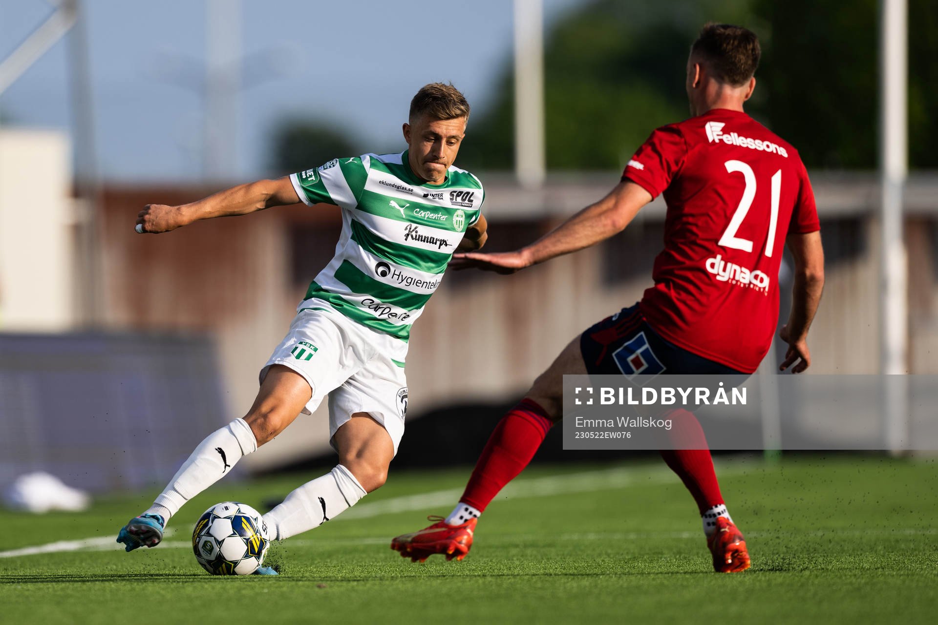 Västerås SKs Simon Gefvert och Östers Runar Thor