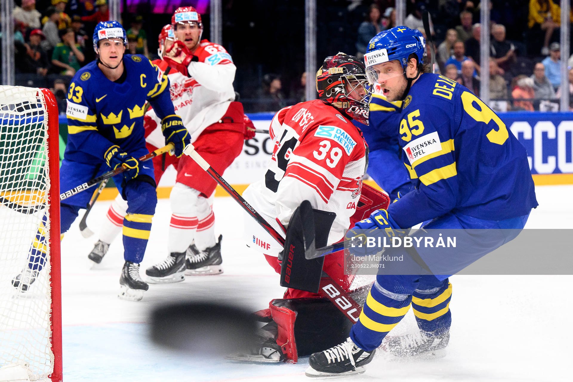 Jakob Silfverberg and Jacob de la Rose of Sweden against
