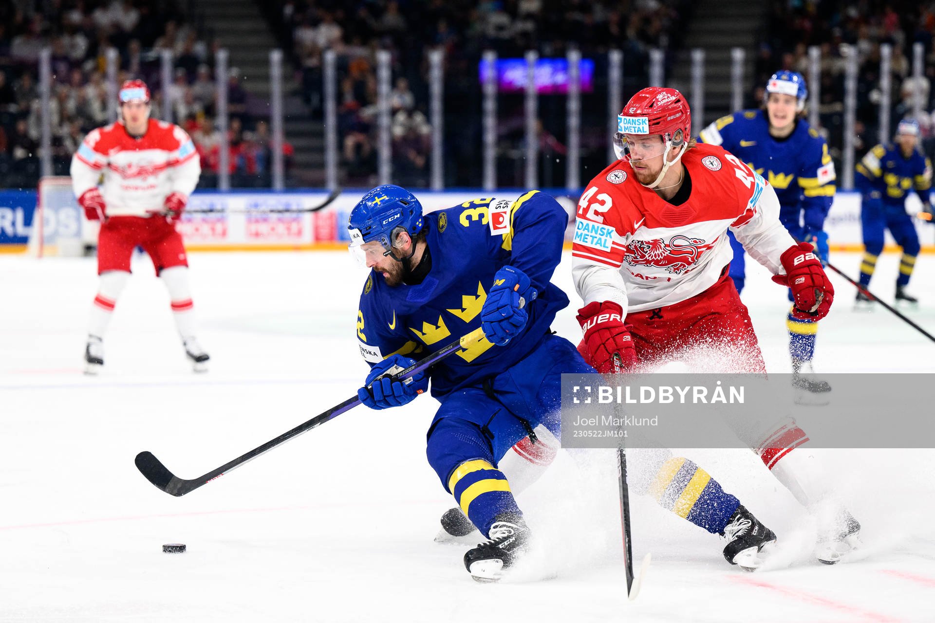 Lukas Bengtsson of Sweden and Mikkel Aagaard of Denmark