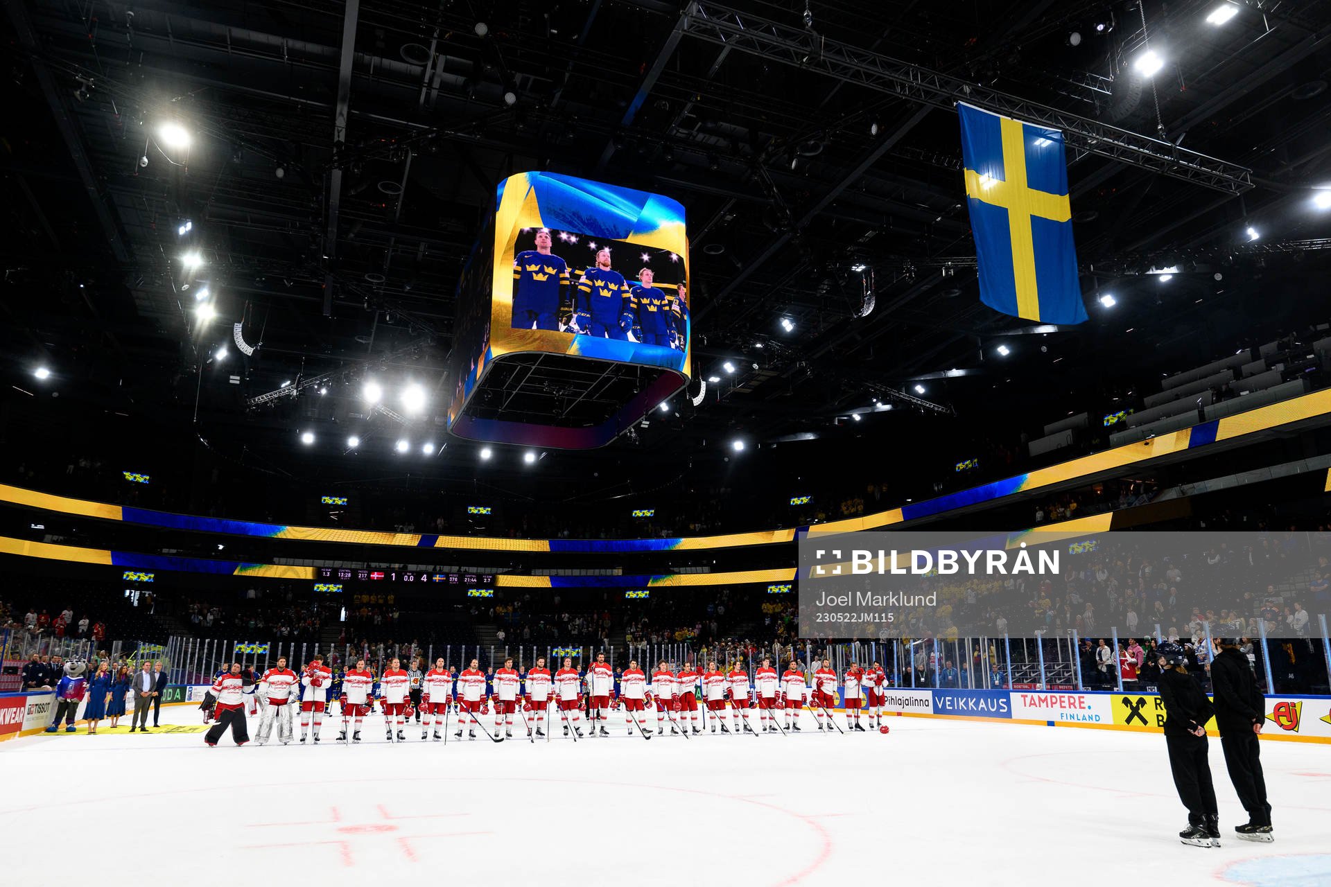 The Swedish flag