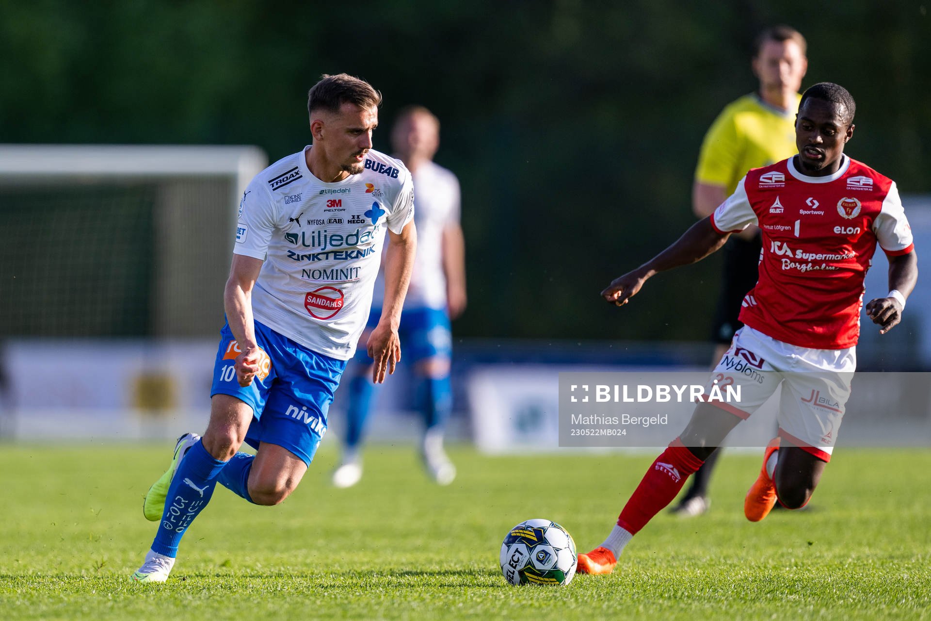 Värnamos Ajdin Zeljkovic och Kalmars Nahom Girmai Netabay