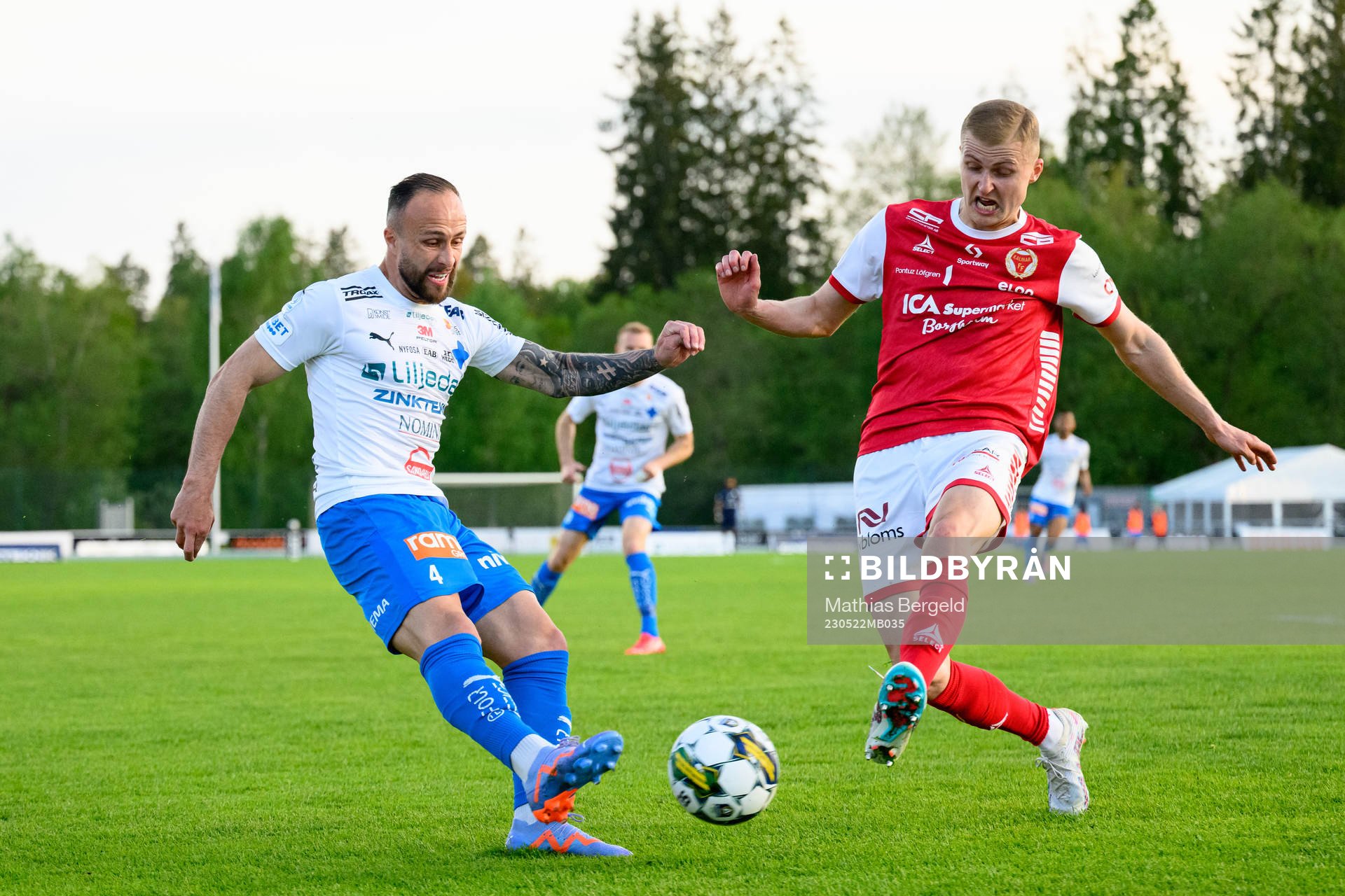 Värnamos Evaldo Nascimento Lamaur Neto och Kalmars David