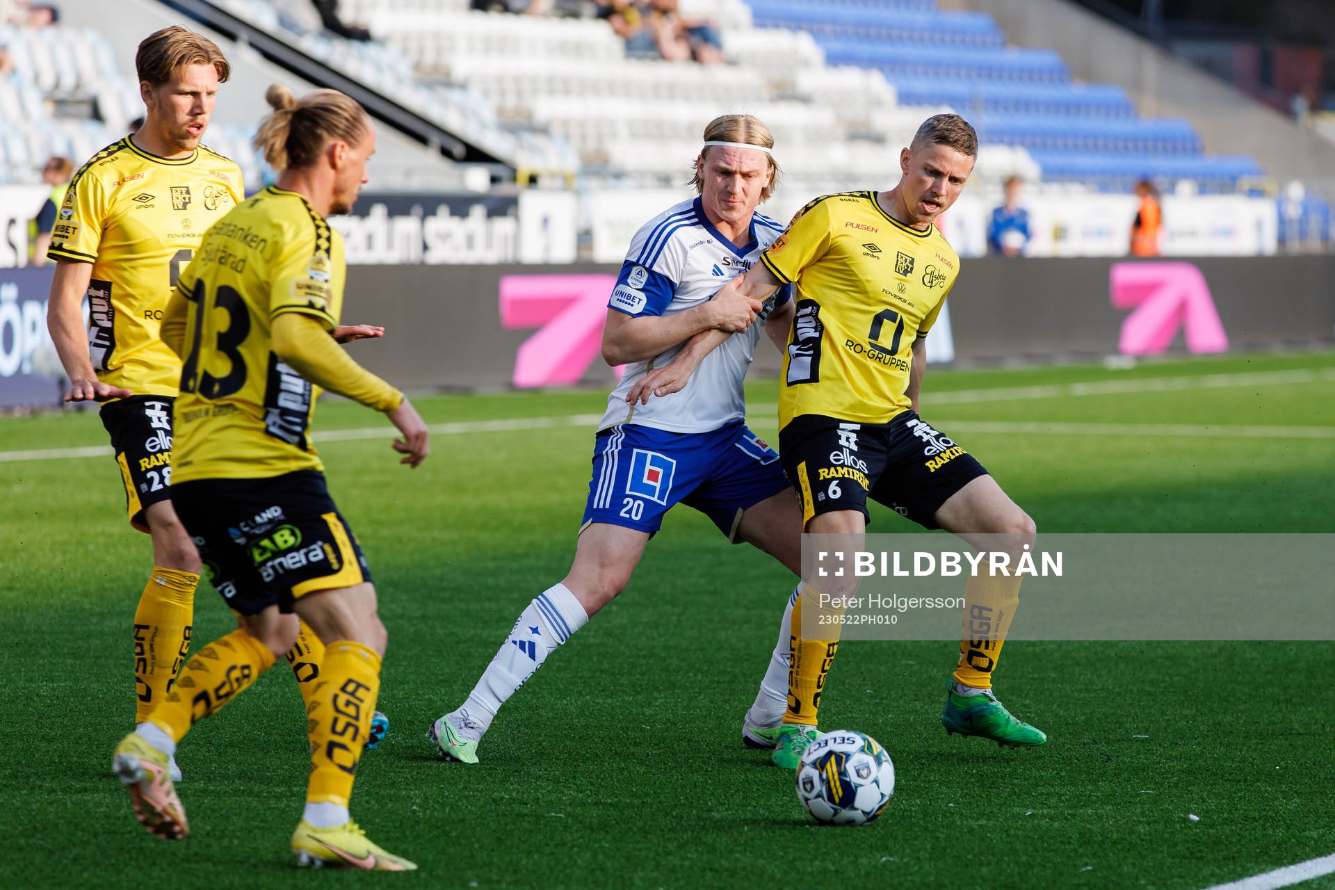 IFK Norrköpings Daniel Fritz Eid och Elfsborgs Andre Ibsen