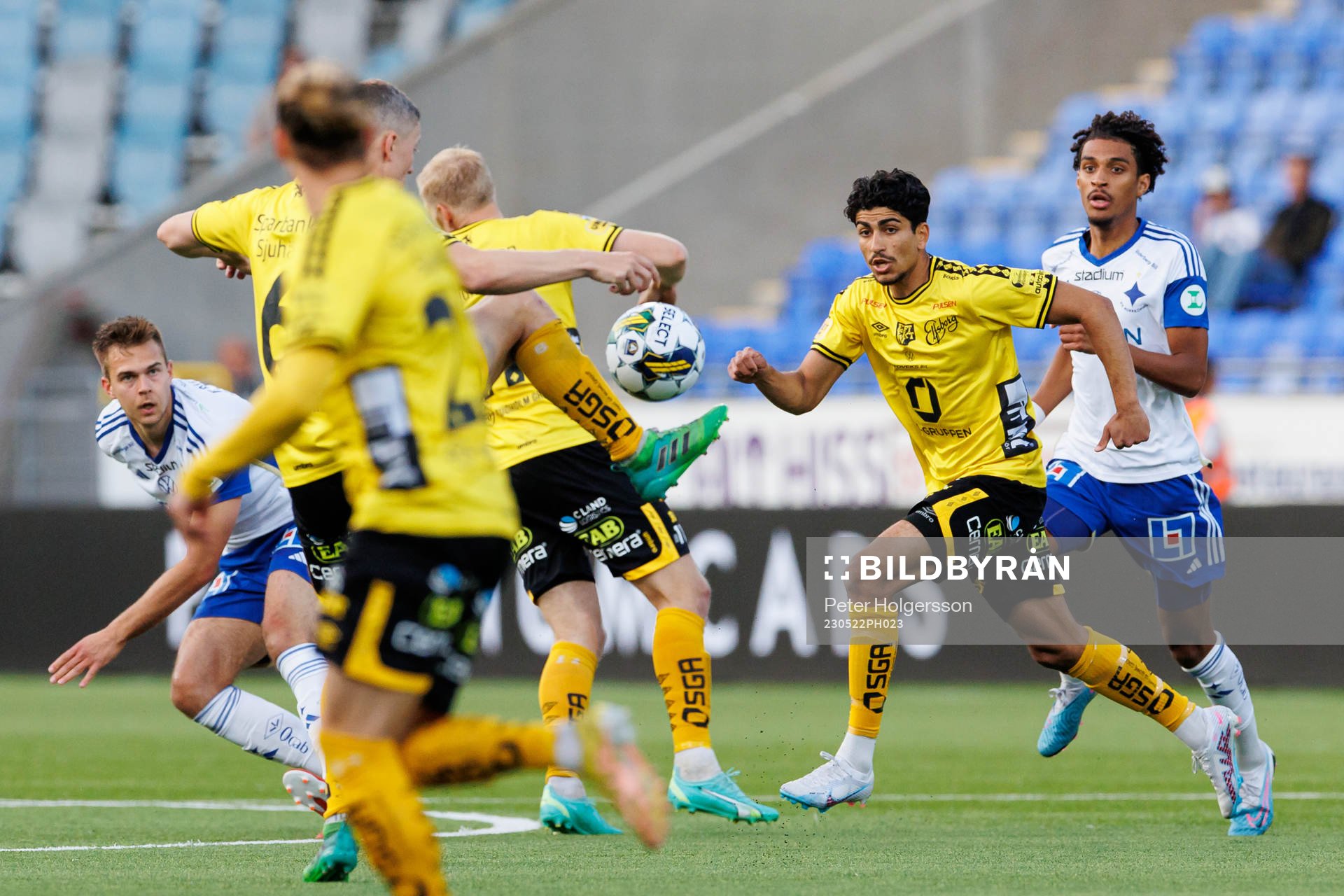 Elfsborgs Ahmed Qasem och IFK Norrköpings Jesper Ceesay