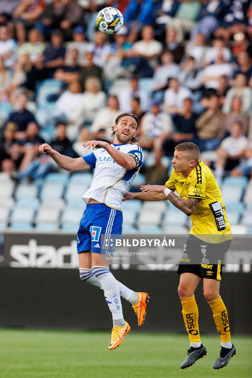 IFK Norrköpings Christoffer Nyman och Elfsborgs Sebastian