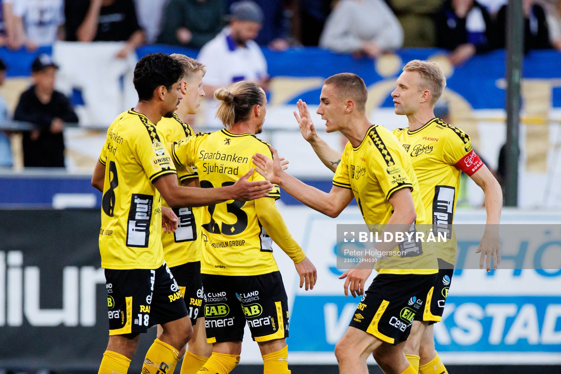 Elfsborgs spelare jublar