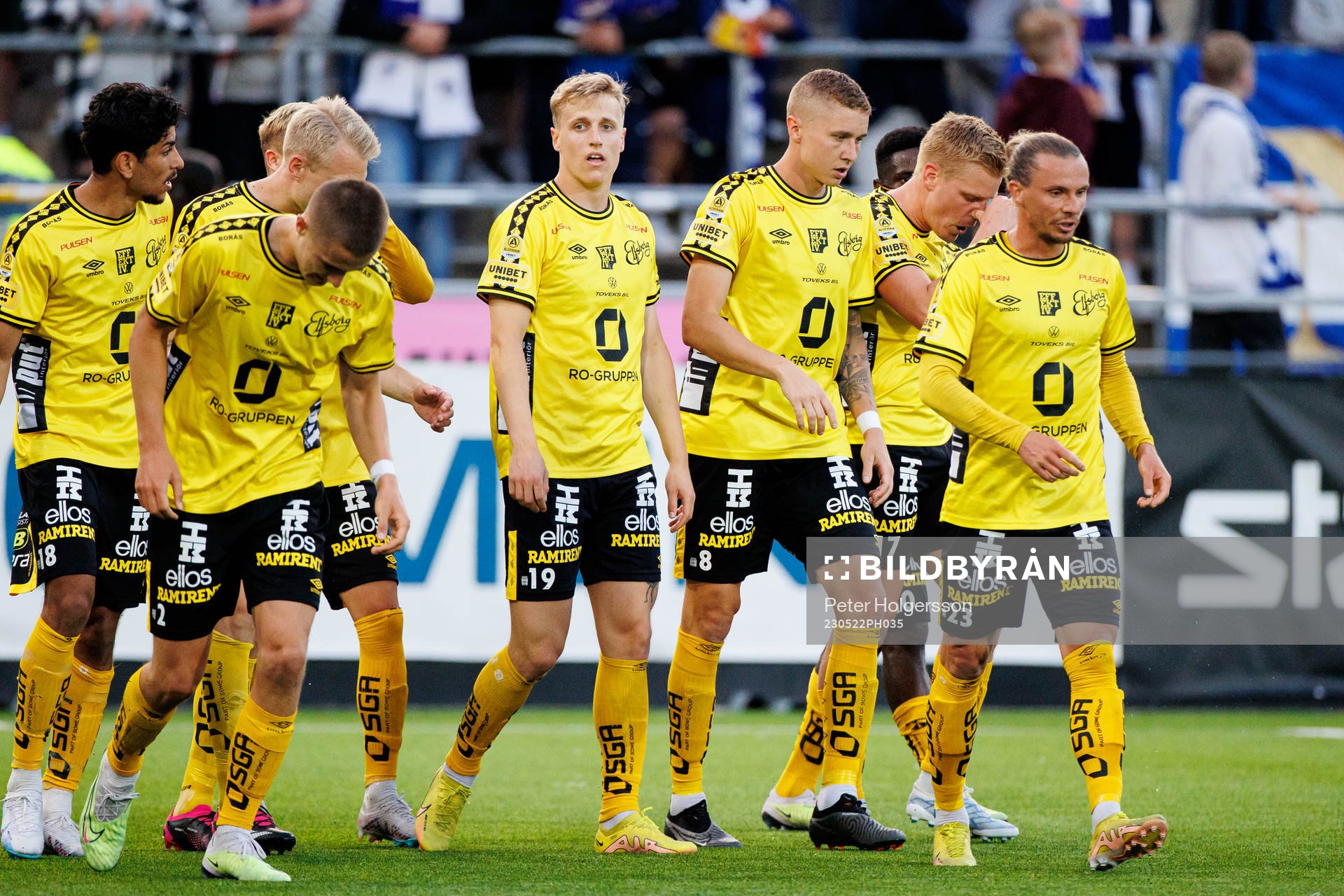 Elfsborgs spelare jublar