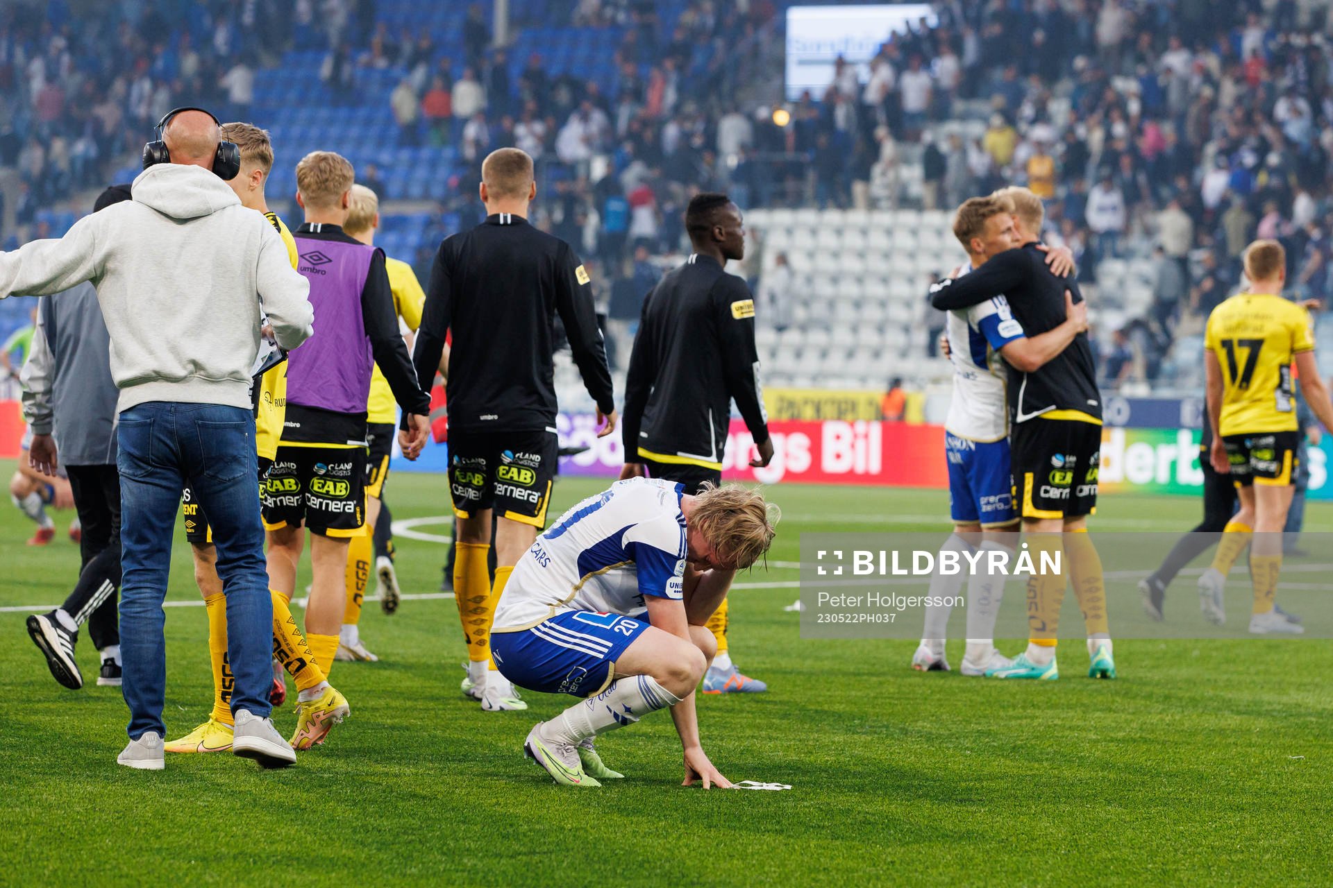 IFK Norrköpings Daniel Fritz Eid deppar