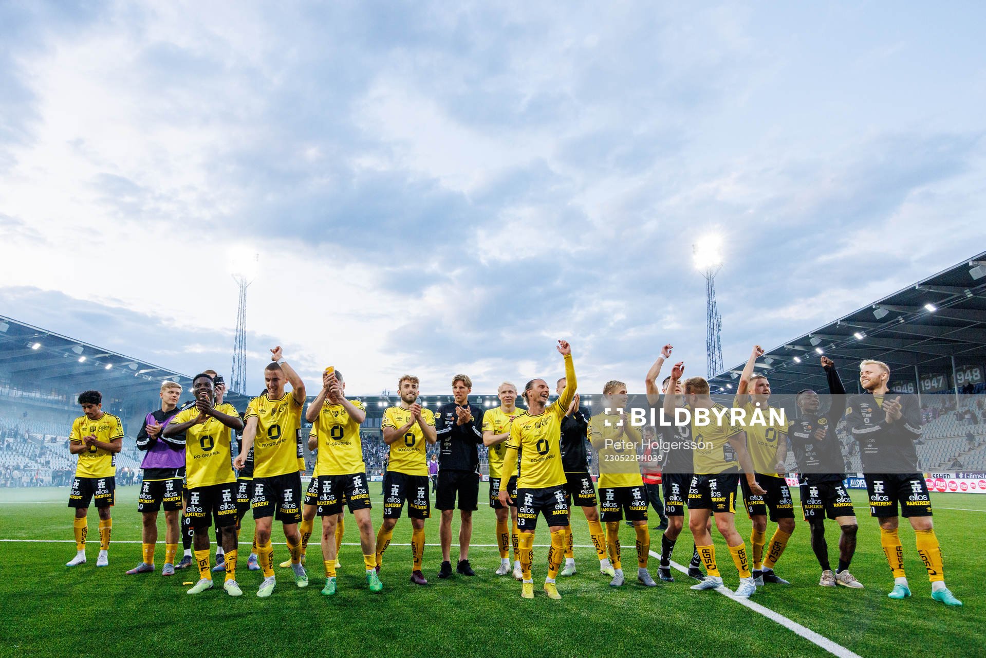 Elfsborgs spelare jublar