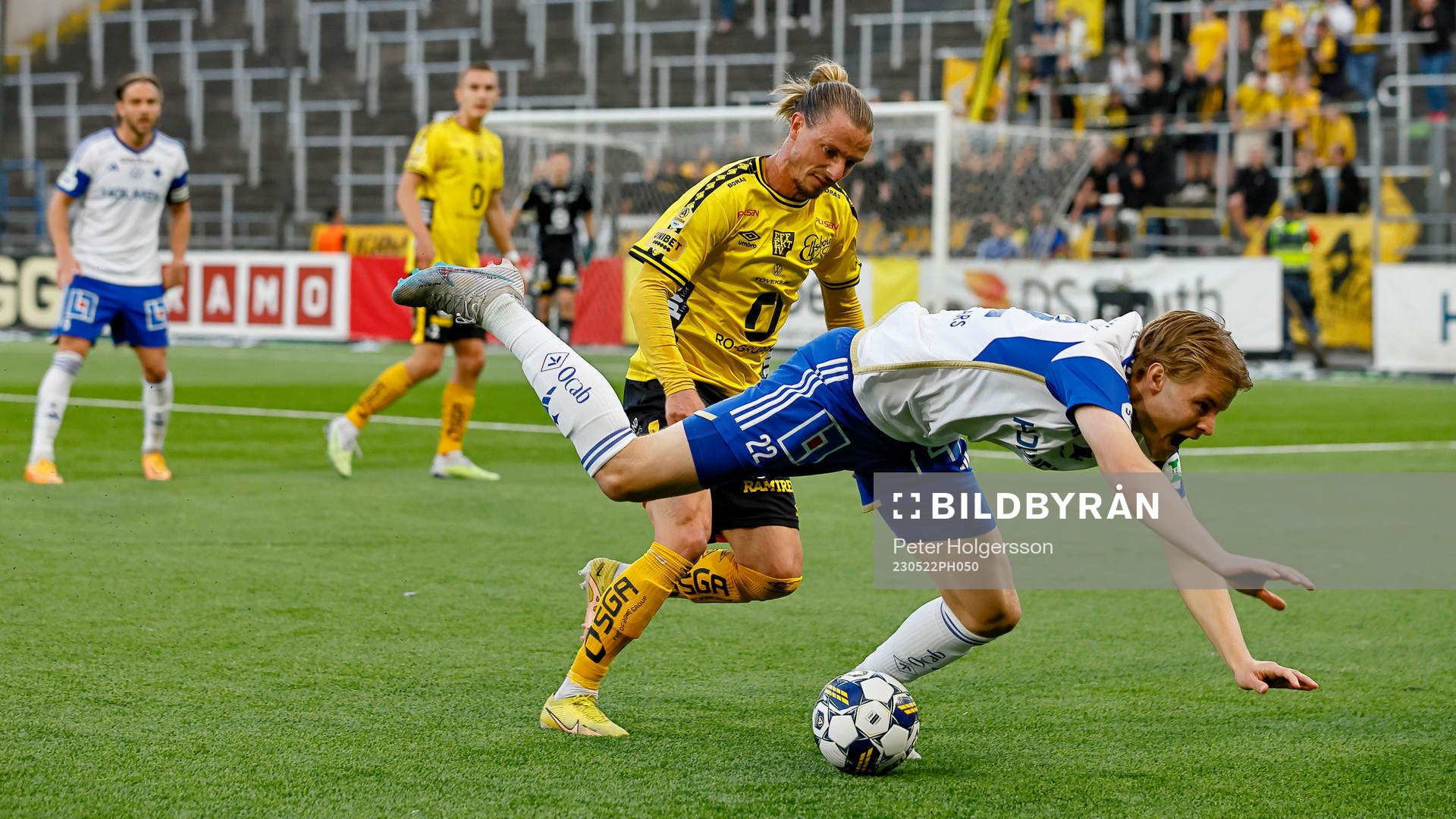 Elfsborgs Niklas Hult och IFK Norrköpings Andri Lucas