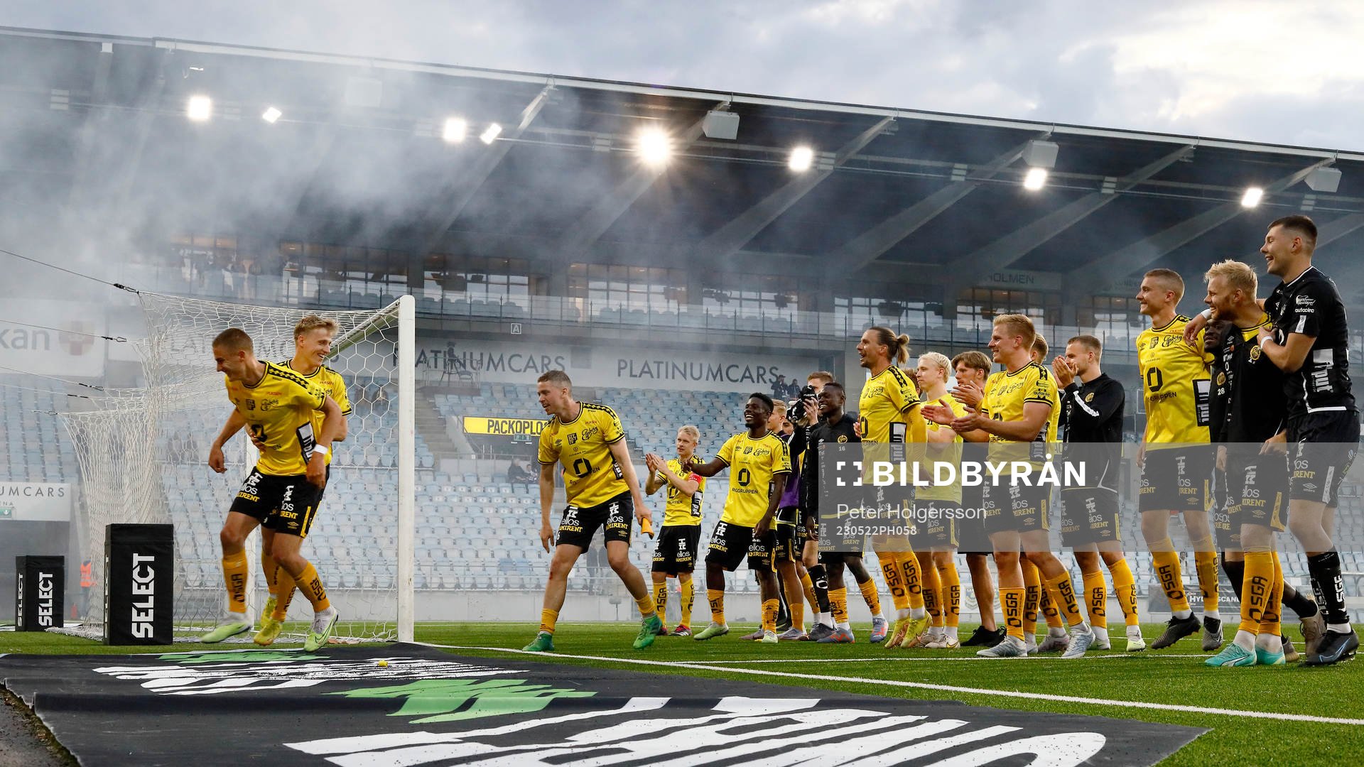 Elfsborgs spelare jublar