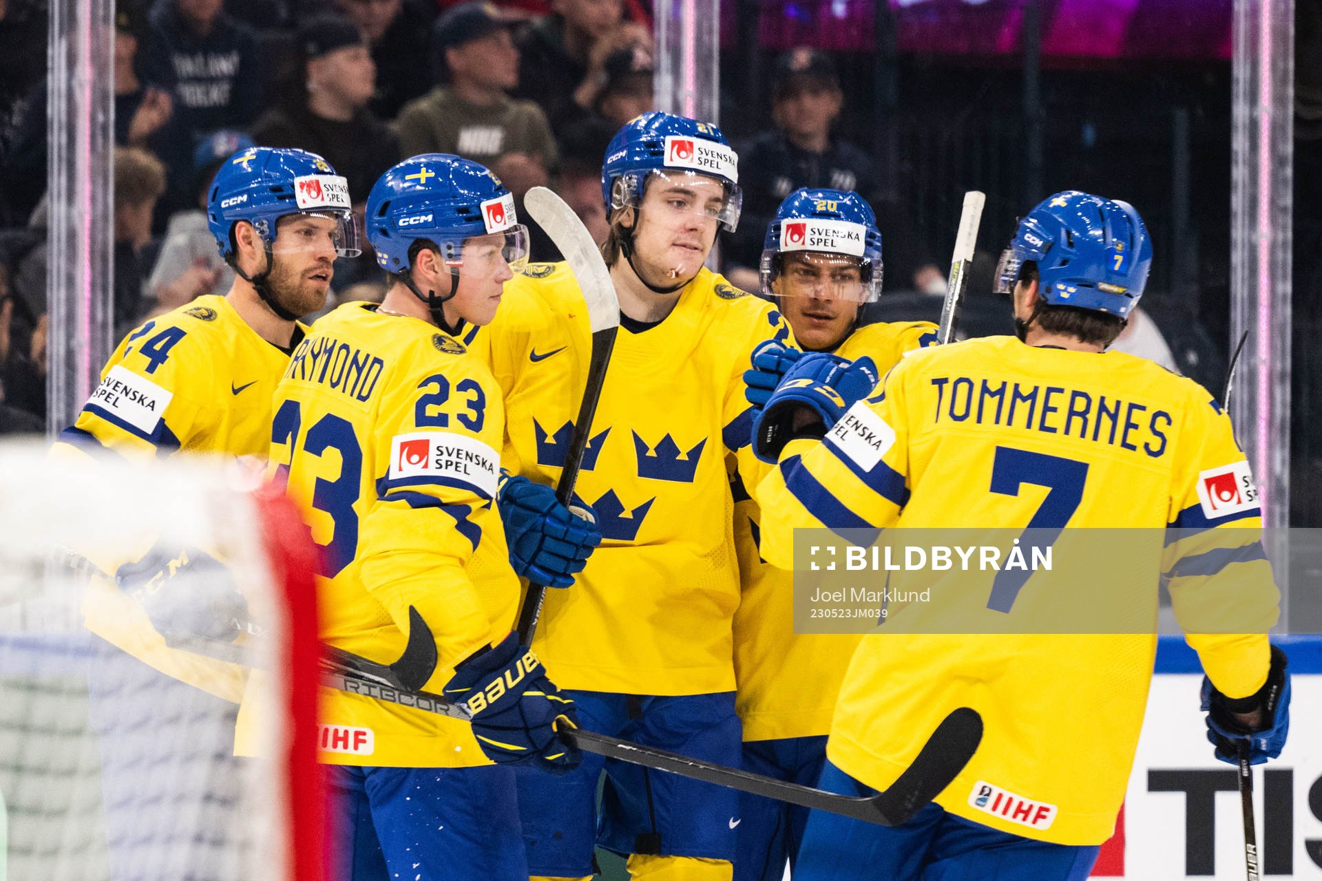 Oscar Lindberg, Lucas Raymond, Leo Carlsson, André