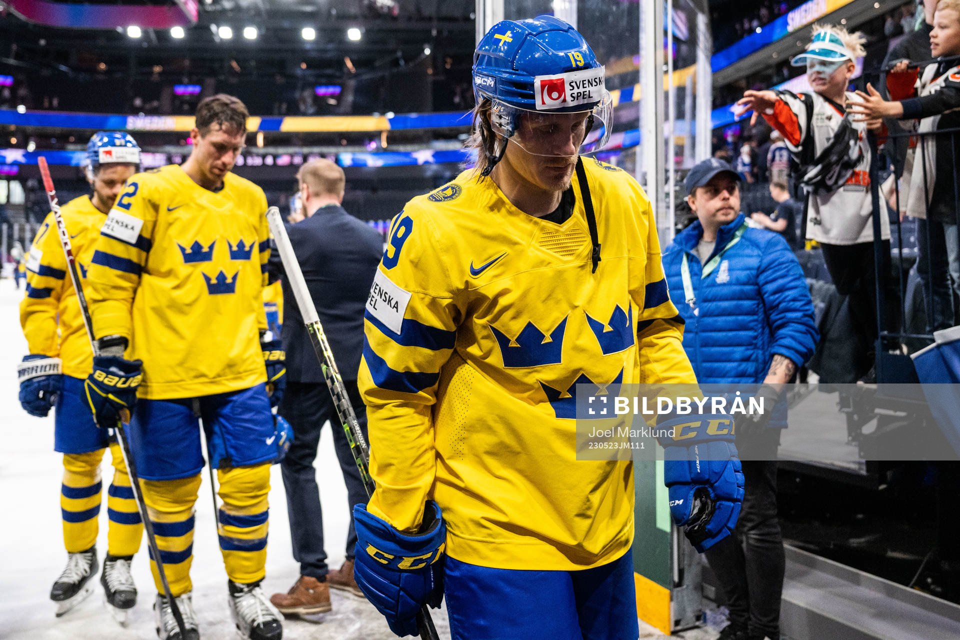 Marcus Sörensen of Sweden looks dejected