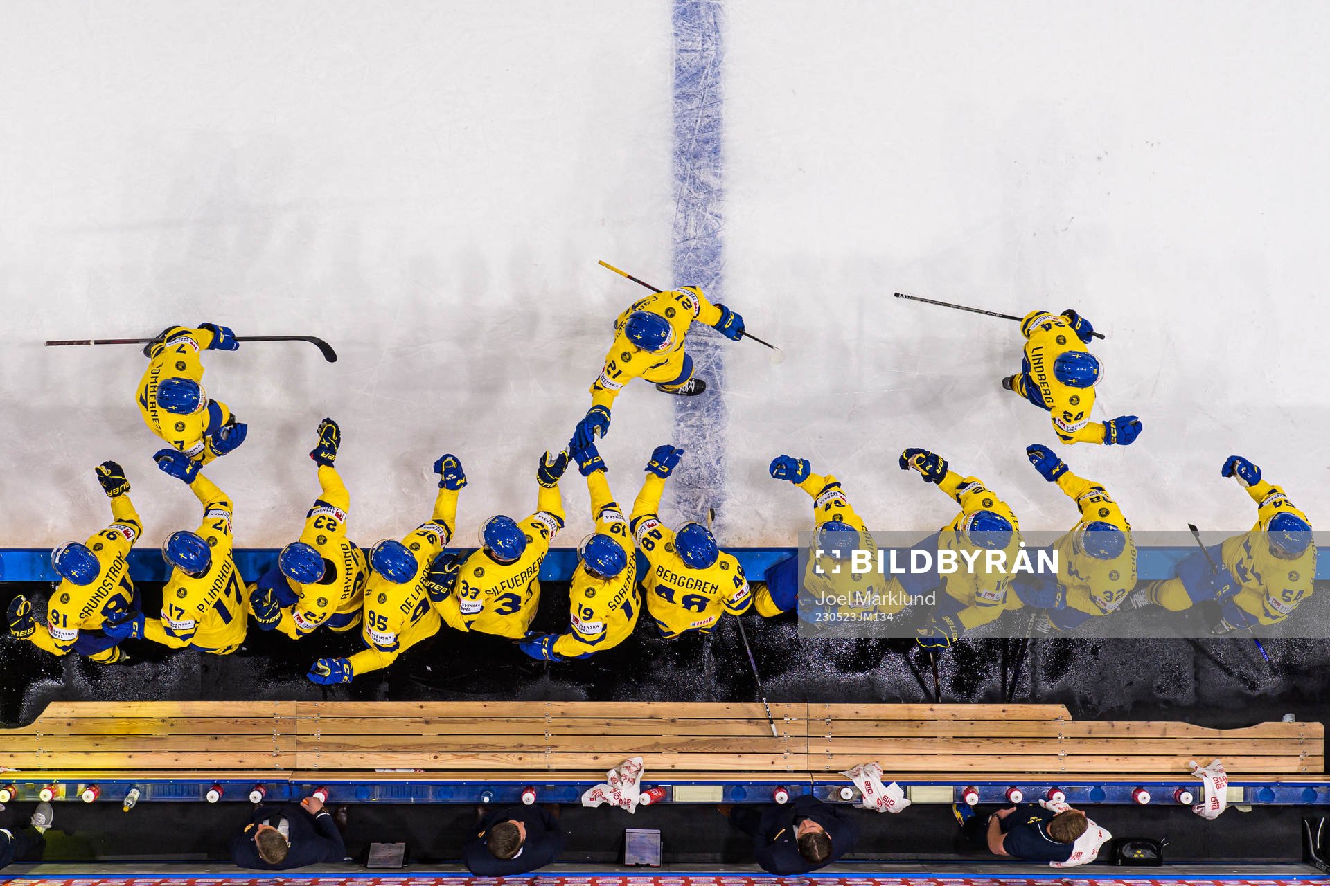 Henrik Tömmernes, Leo Carlsson and Oscar Lindberg of