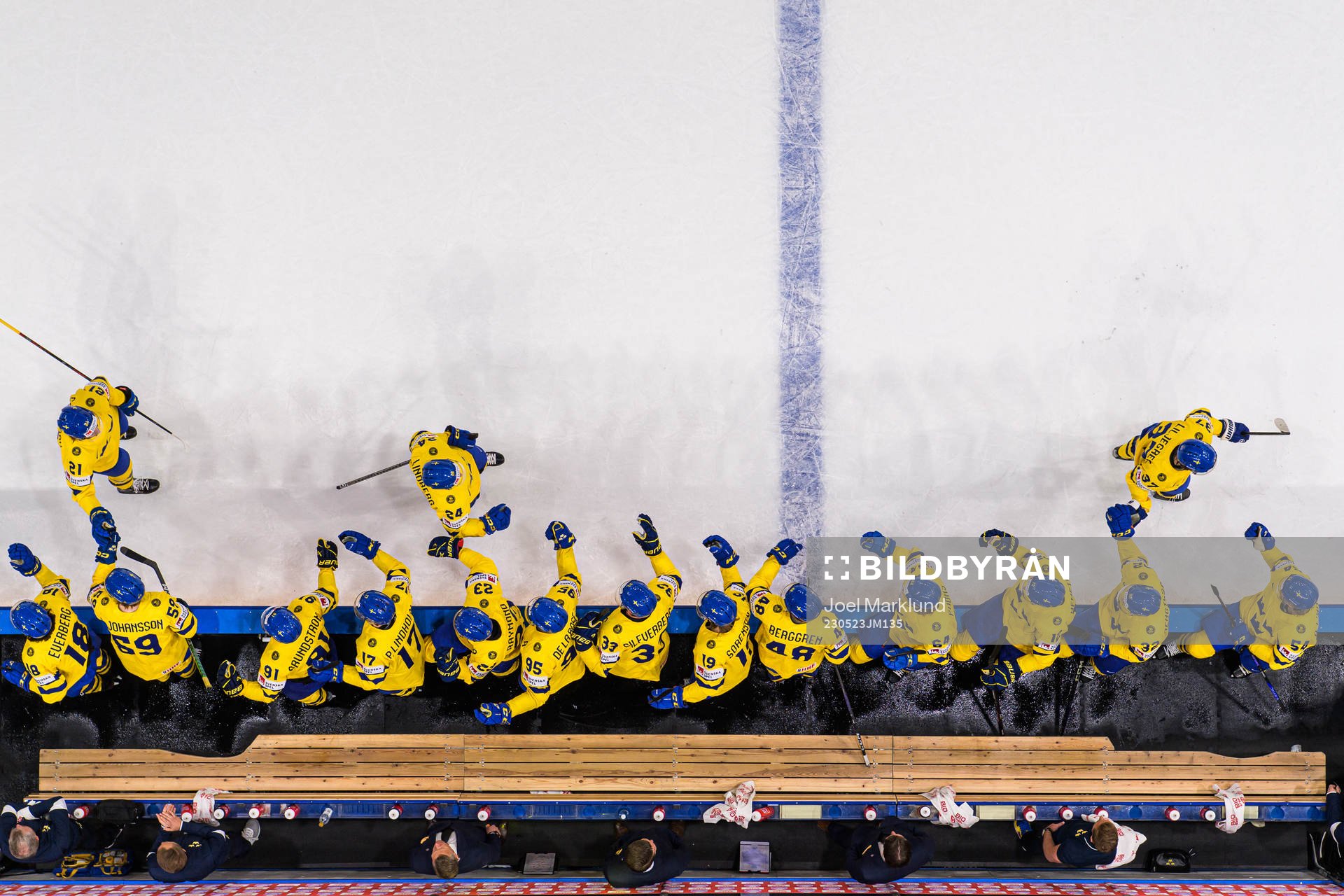 Leo Carlsson, Oscar Lindberg and Timothy Liljegren of