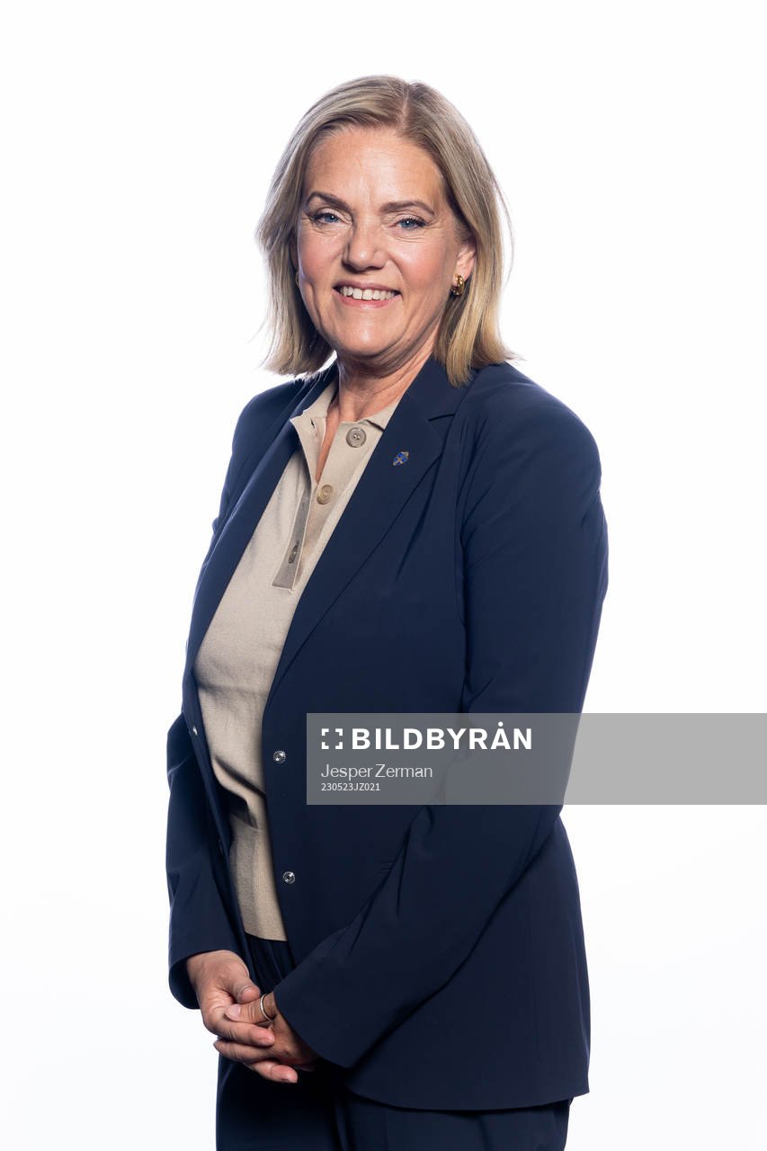 Annika Grälls från Svenska fotbollförbundets styrelse poserar för ett porträtt den 23 maj 2023 i Stockholm. 