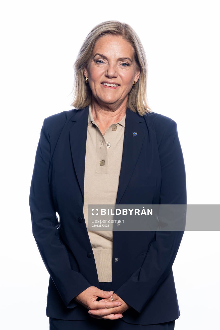 Annika Grälls från Svenska fotbollförbundets styrelse poserar för ett porträtt den 23 maj 2023 i Stockholm. 