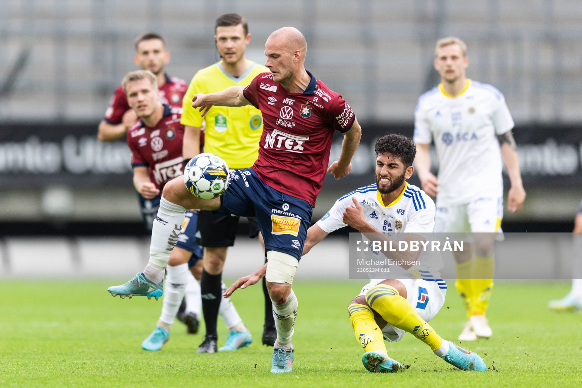 Örgrytes Jonathan Drott och GIF Sundsvalls Paya Pichkah