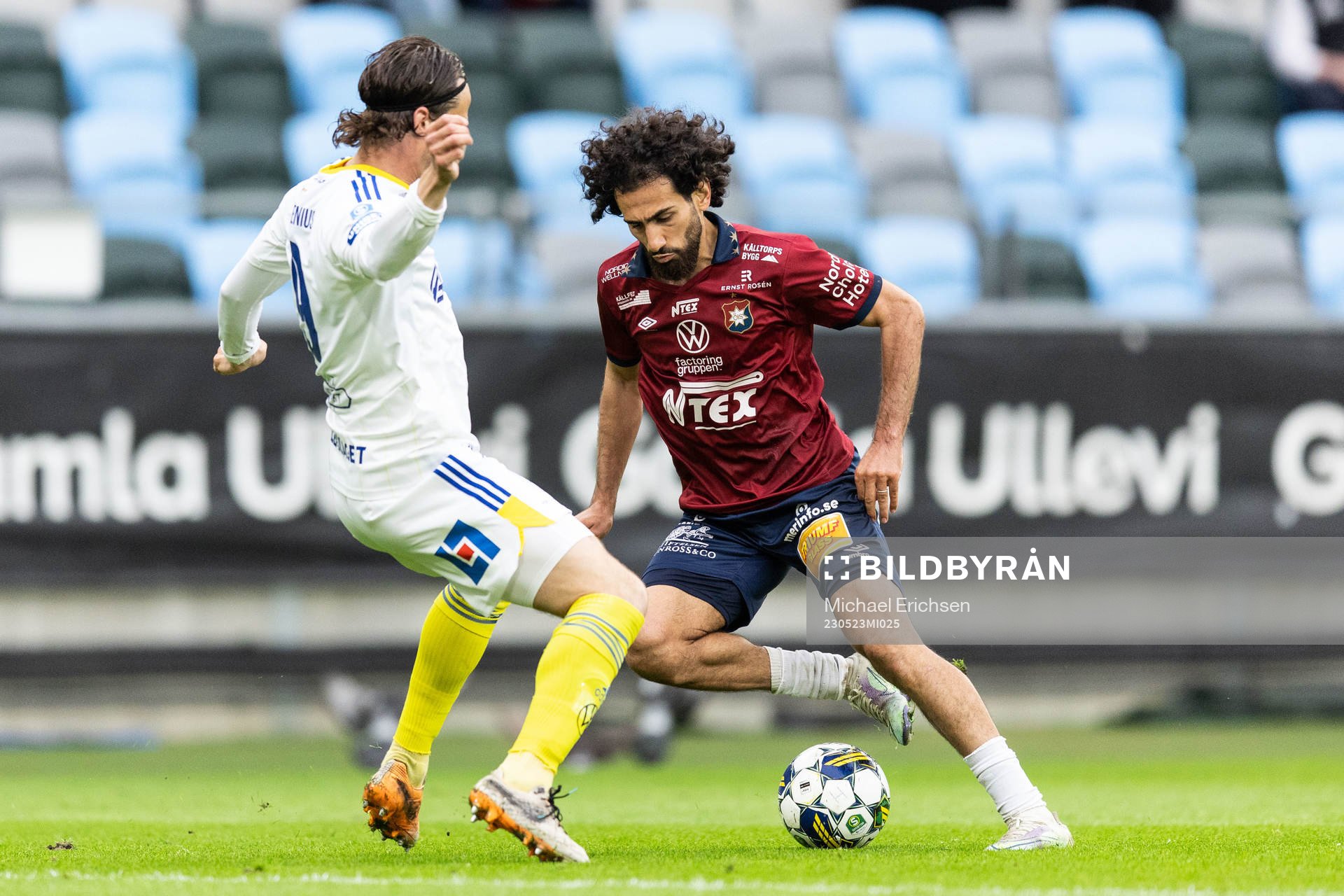 GIF Sundsvalls Linus Hallenius och Örgrytes Hady Saleh