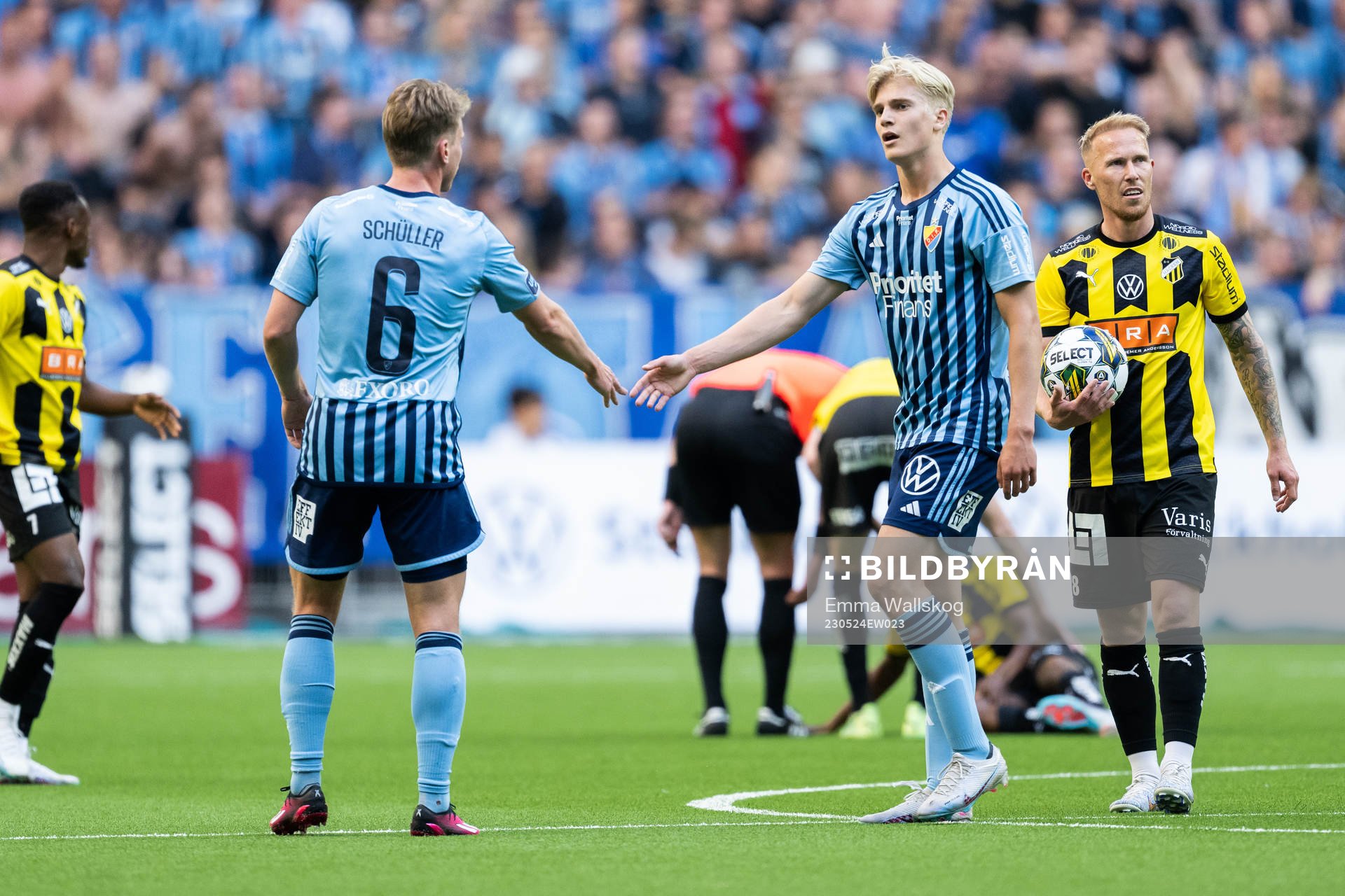 Djurgårdens Rasmus Schuller och Lucas Bergvall