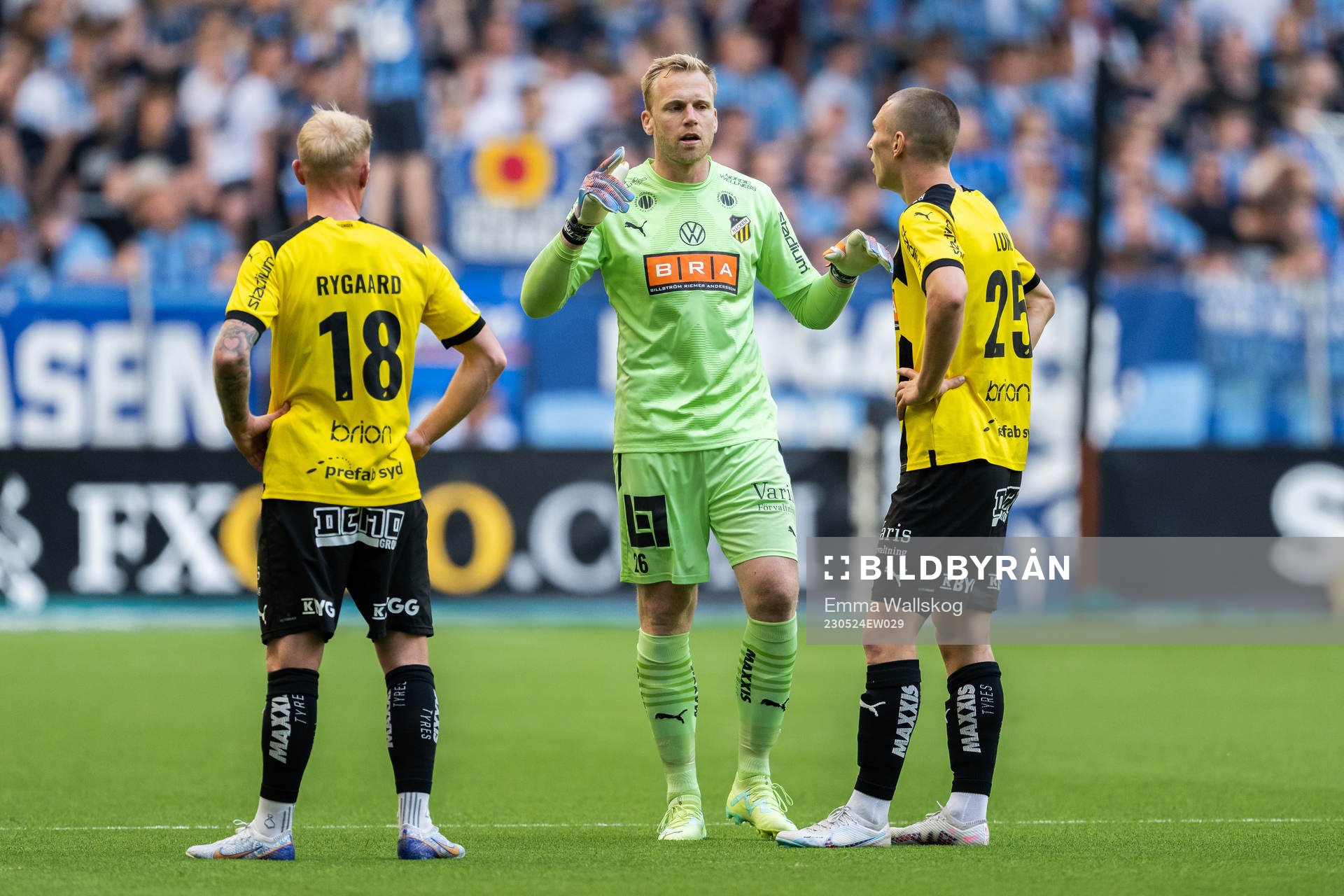 Häckens Mikkel Rygaard Jensen, målvakt Peter Abrahamsson